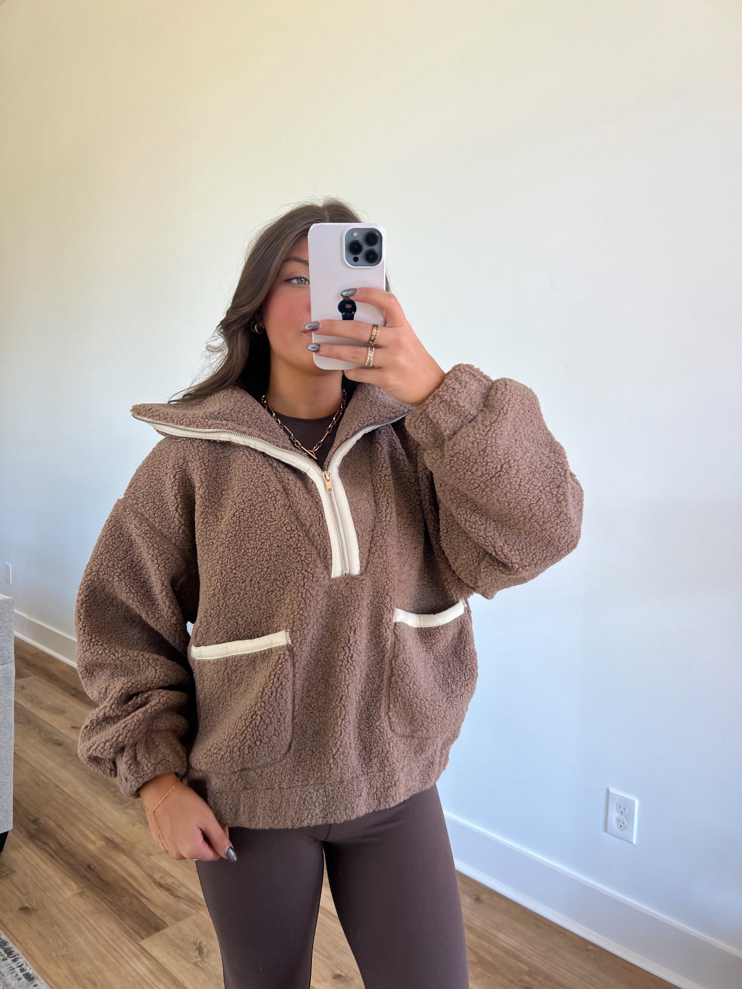 Brown Sugar Sherpa Pullover