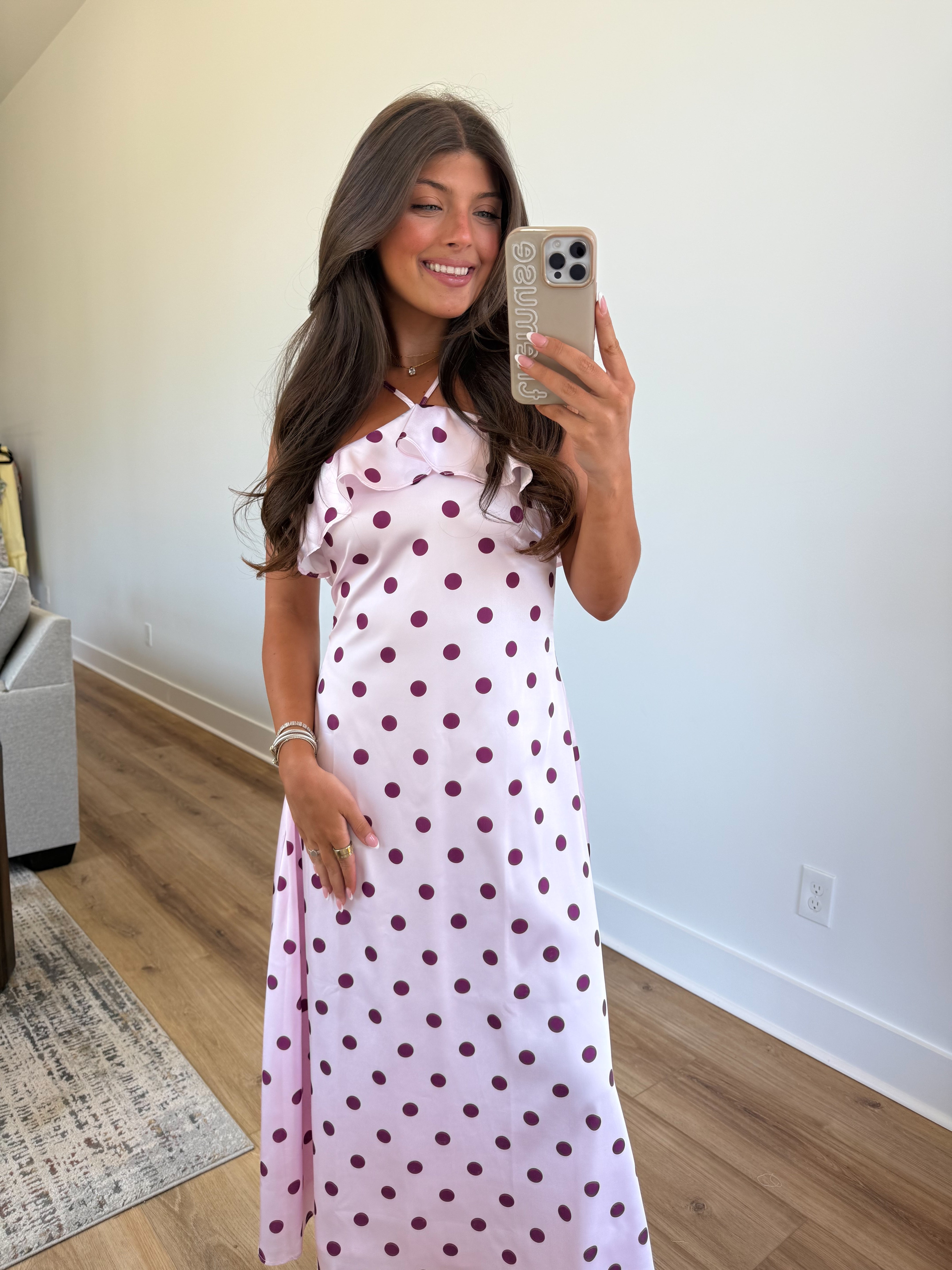 The Flirty Polka-Dot Midi