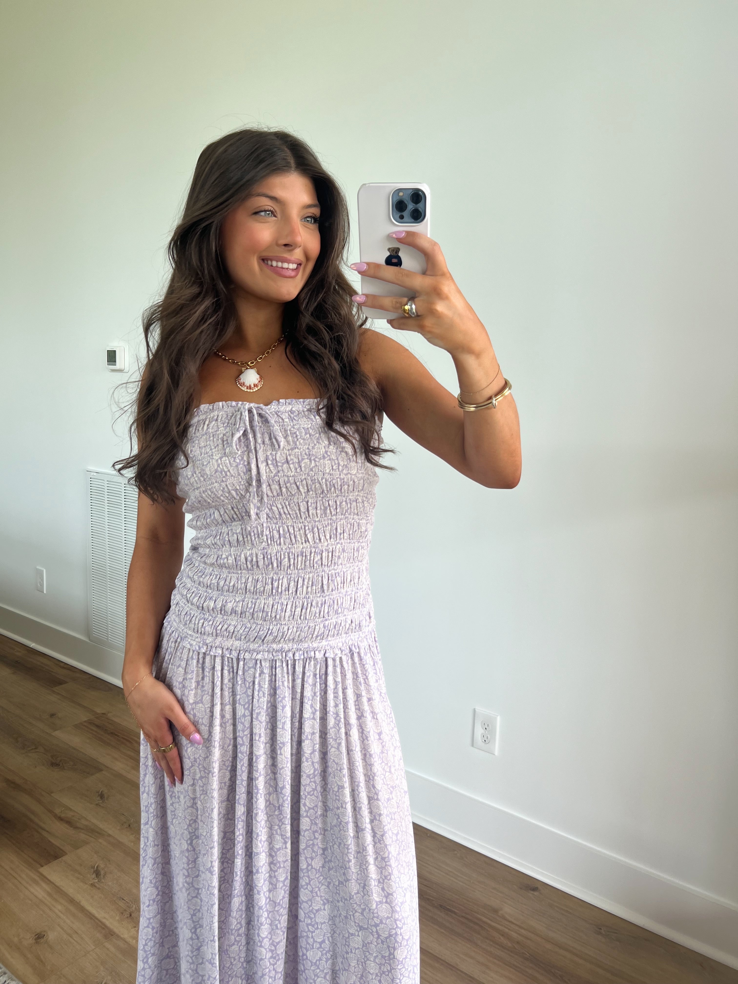 Haley Smocked Maxi Dress