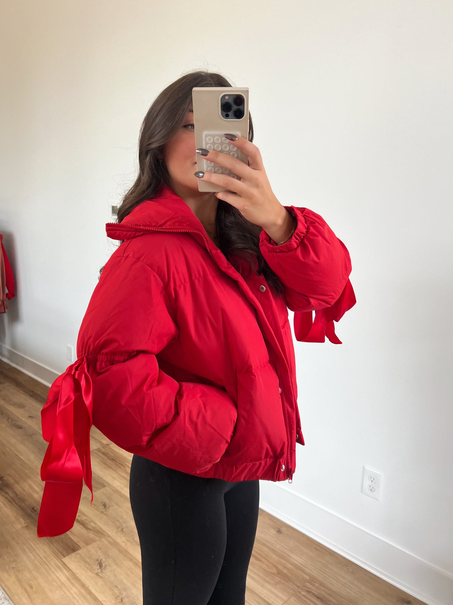 Girly Girl Puffer (RED)