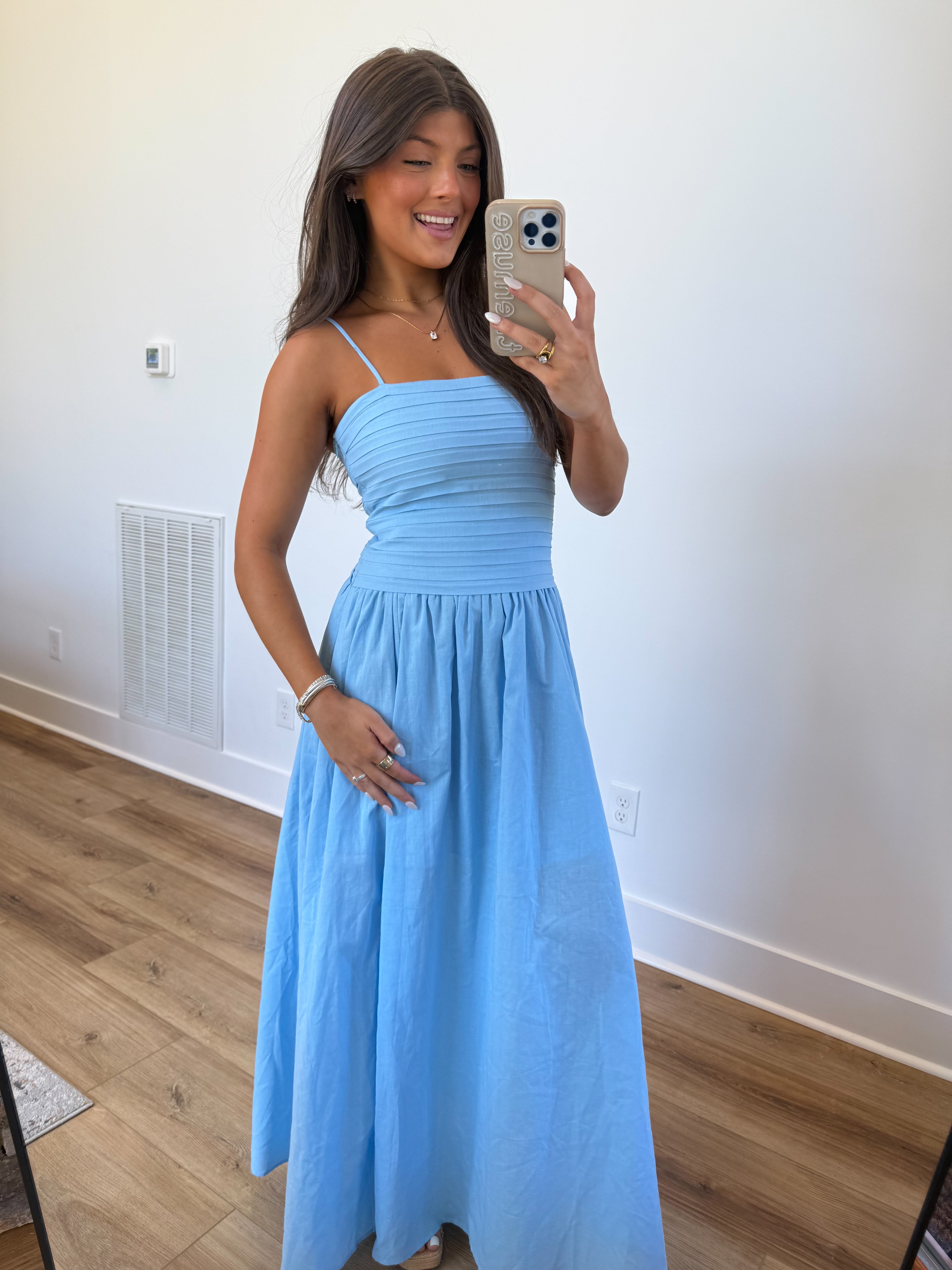 The Blueberry Linen Dress