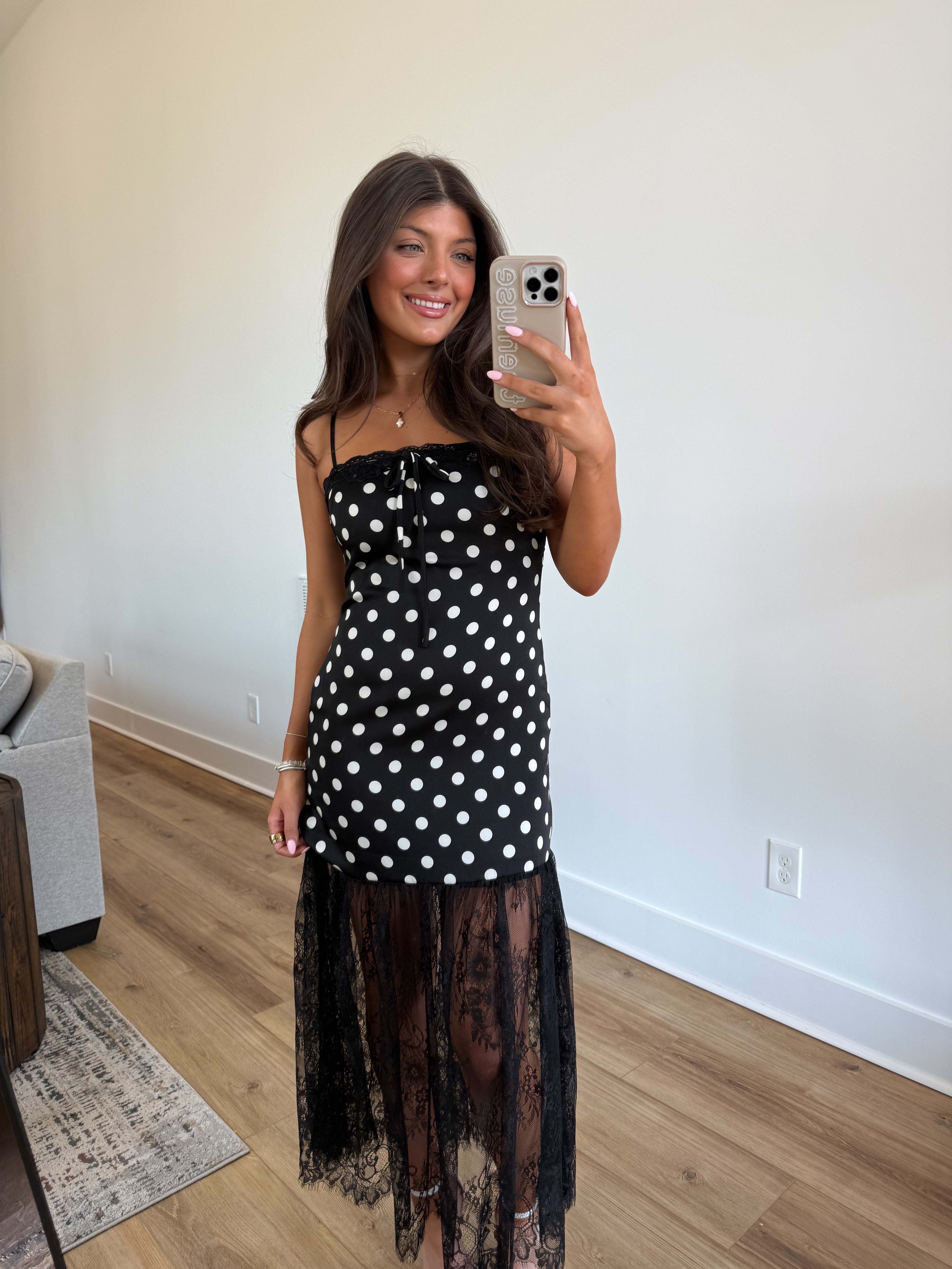 The Amour Lace Dress (Black)