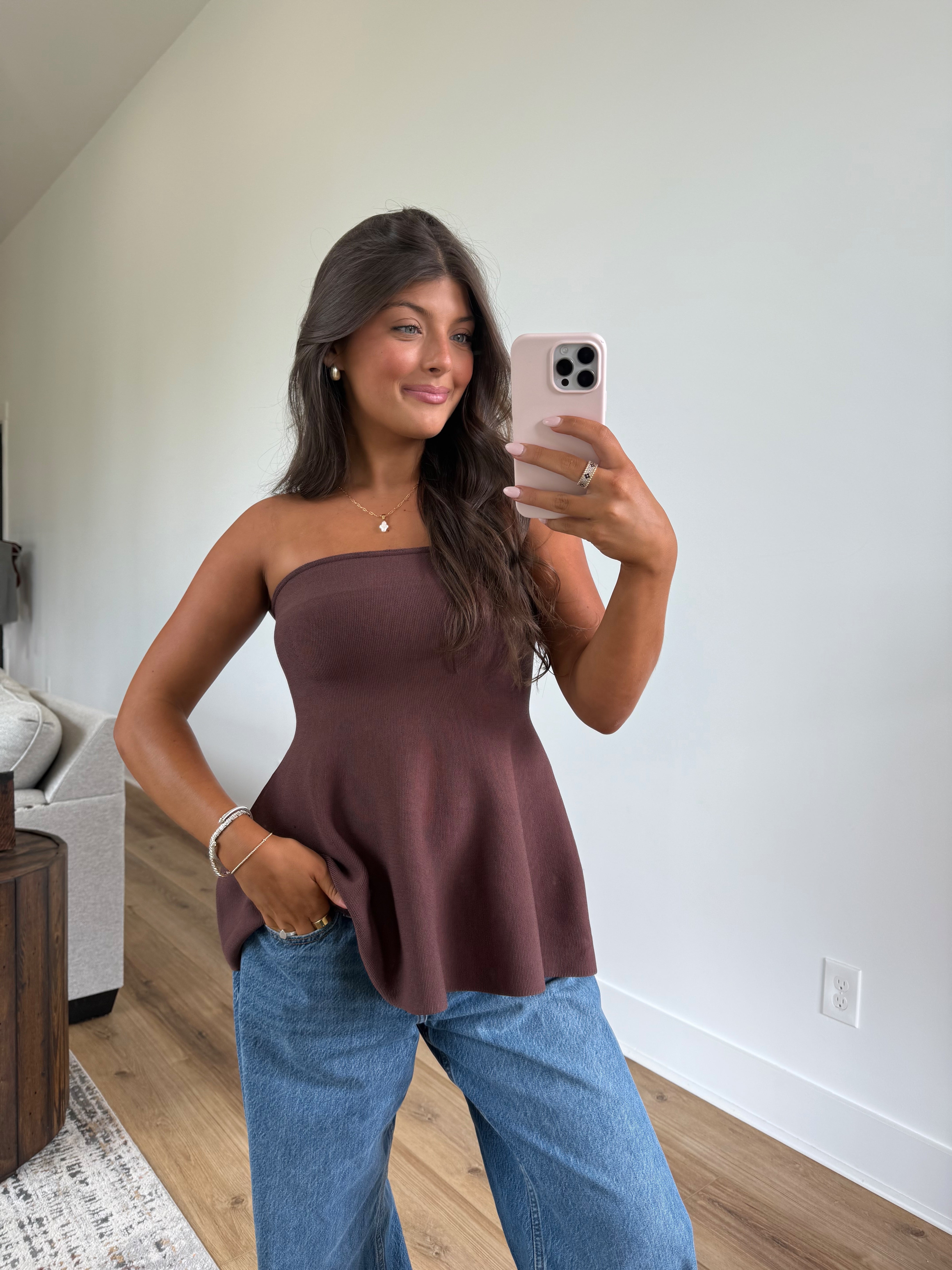 Celeste Strapless Top