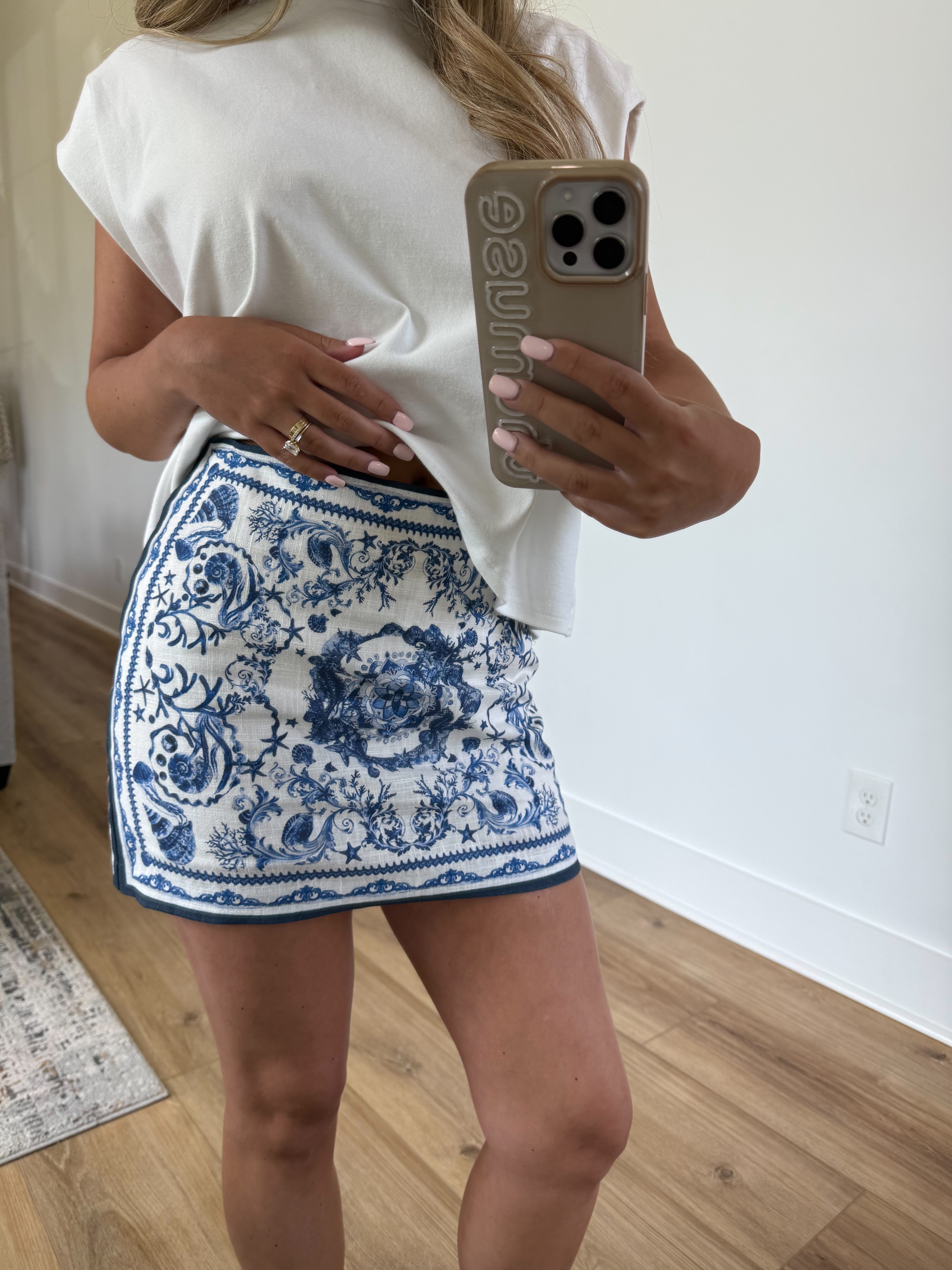 Greece Mini Skirt