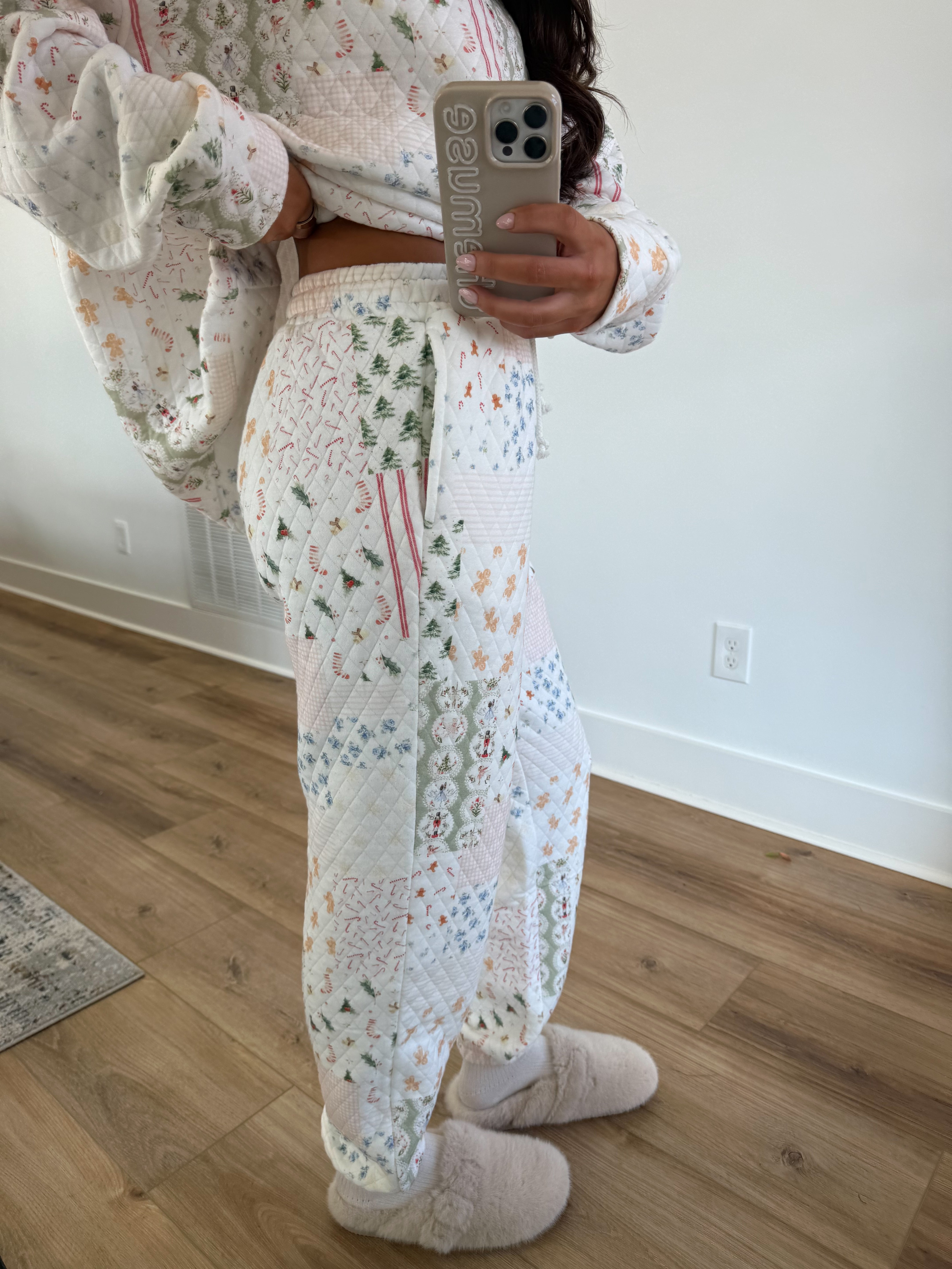 North Pole Quilted Joggers