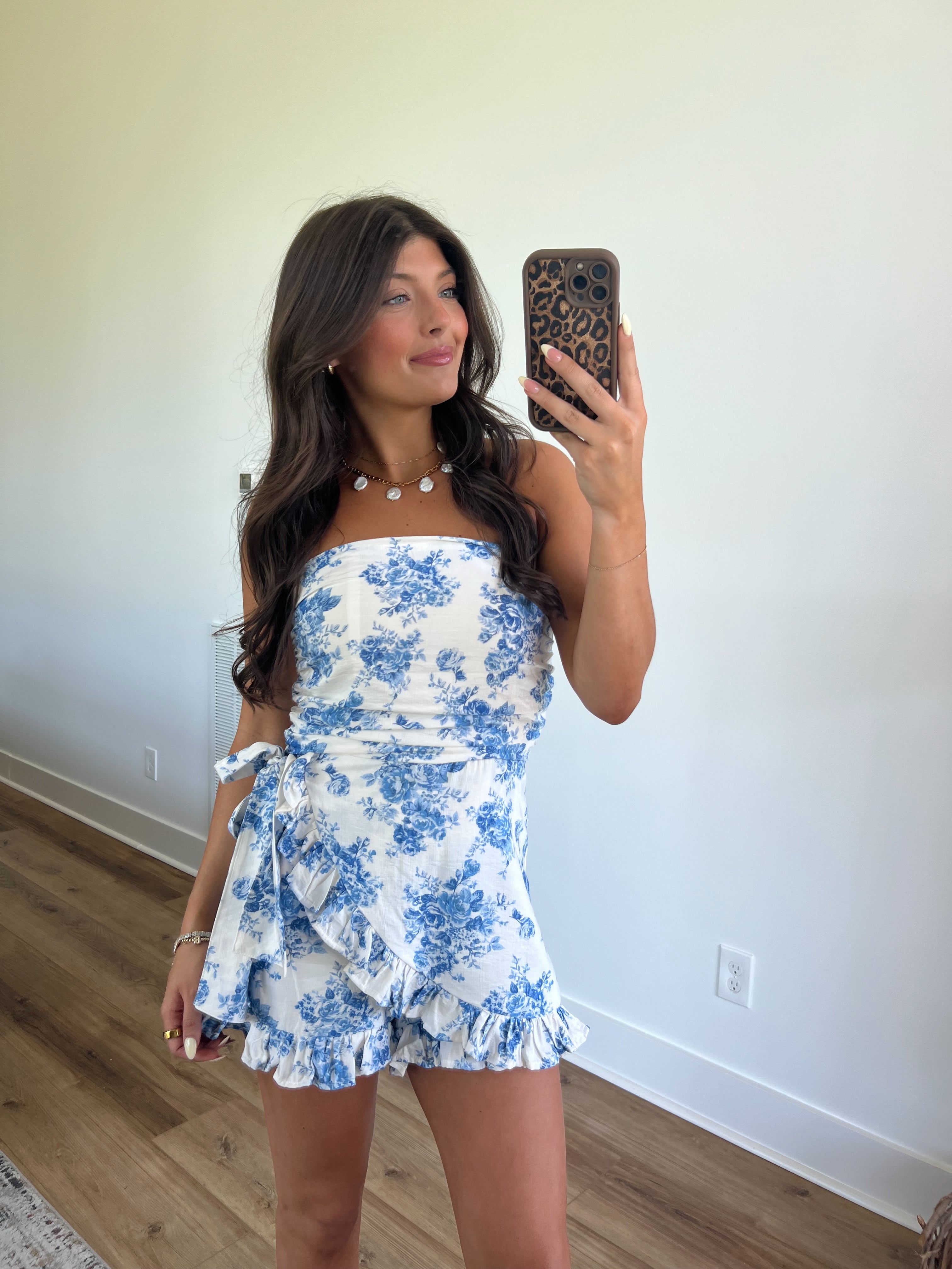 Sea Floral Romper
