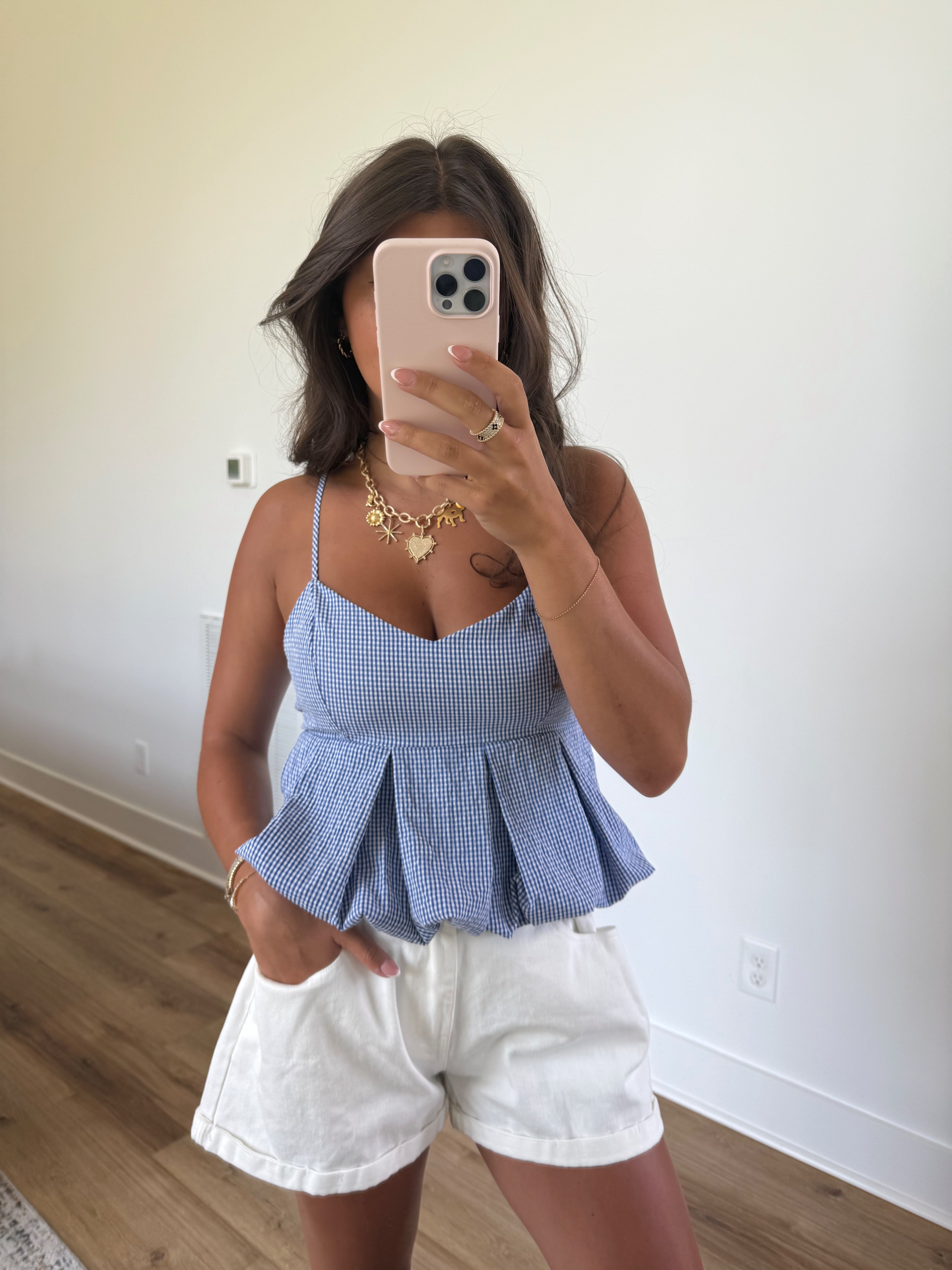 Picnic Crush Top (Blue)