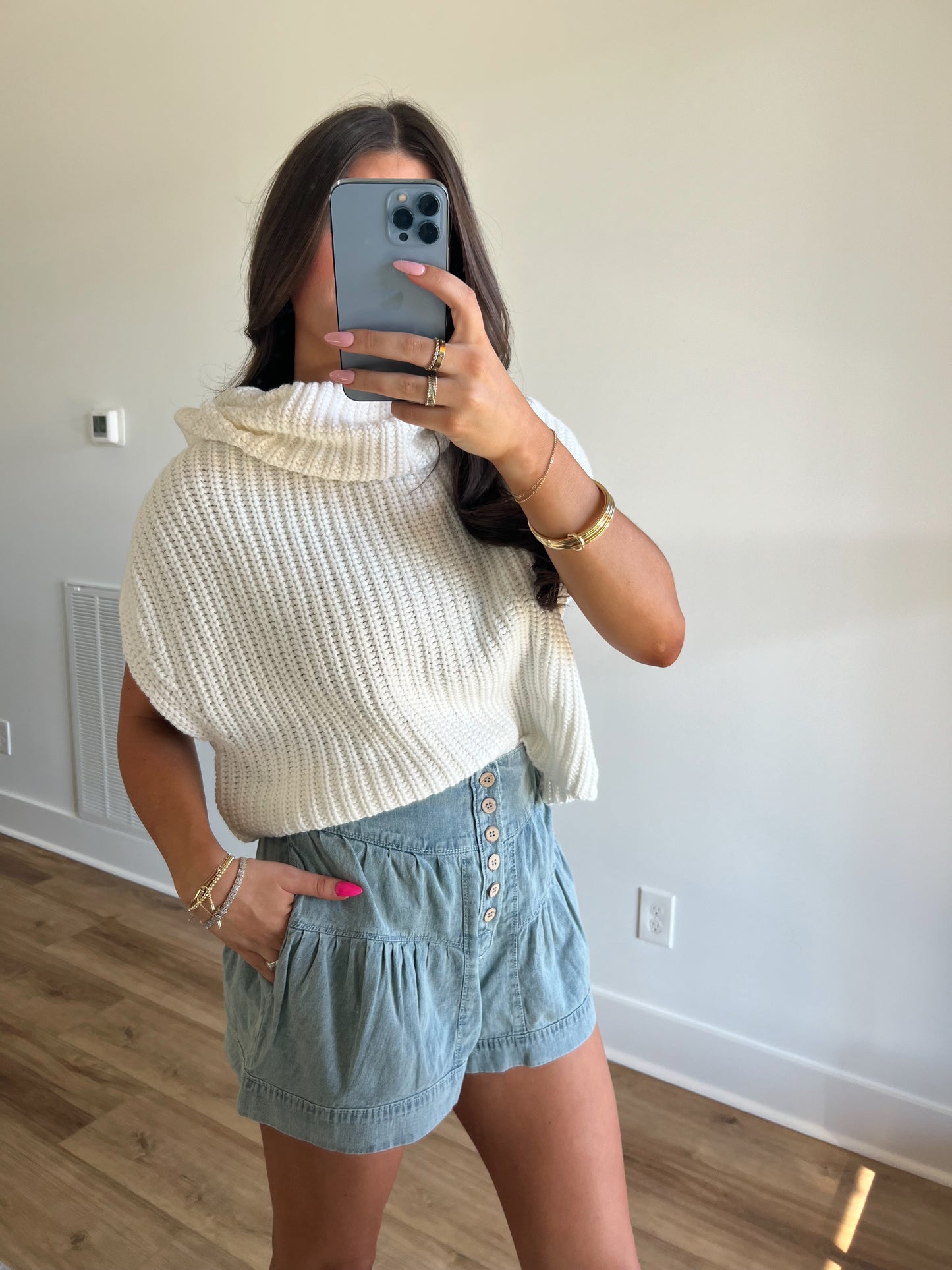 Ivory Cowl Neck Sweater (PRE-ORDER/Restock)