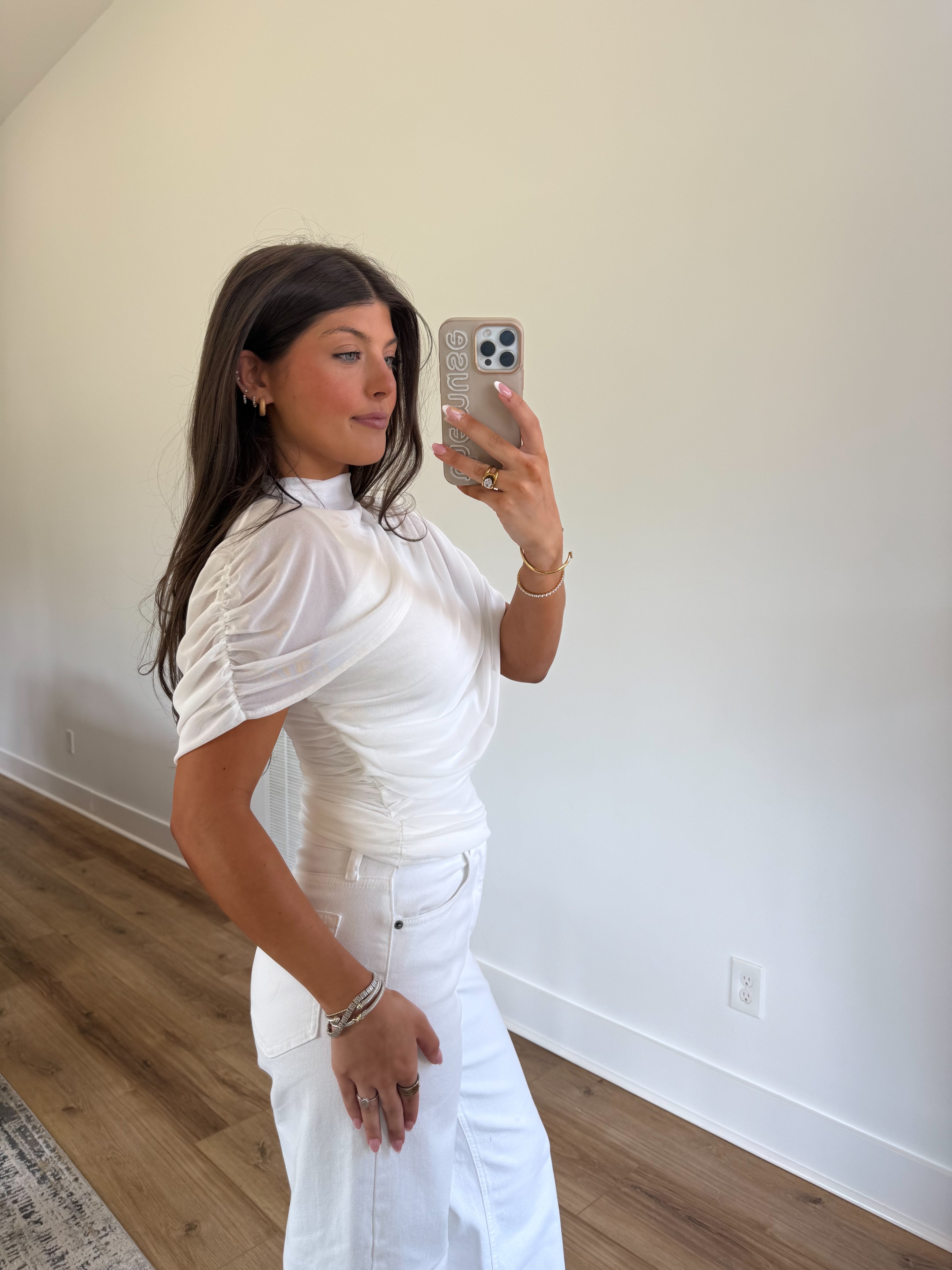 White Ruch Cape Top (Restock)