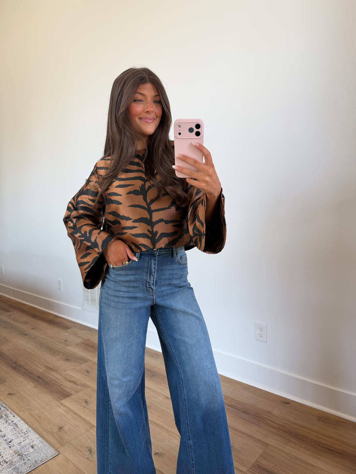 Elevated Zebra Blouse