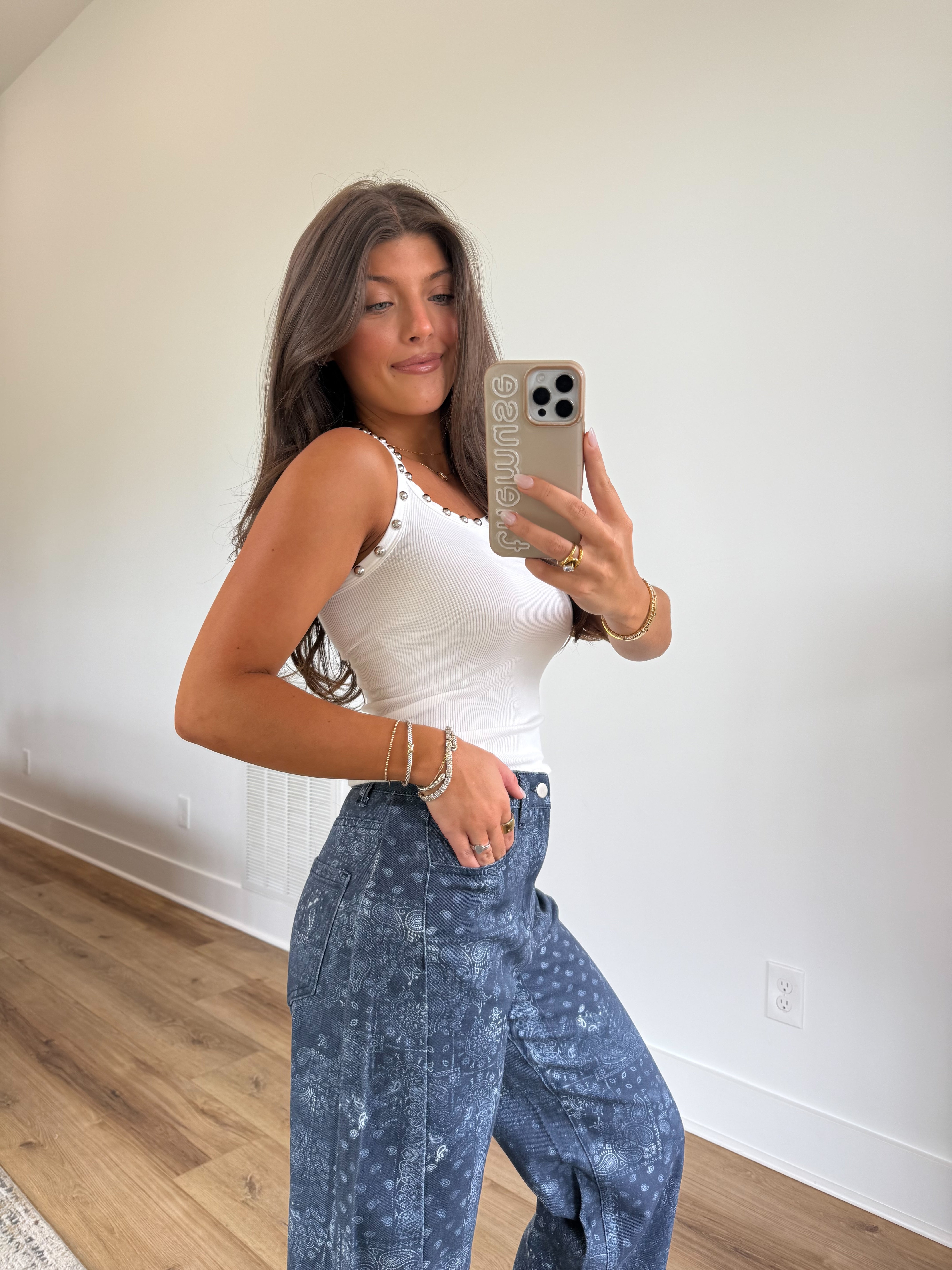 White Stud Tank