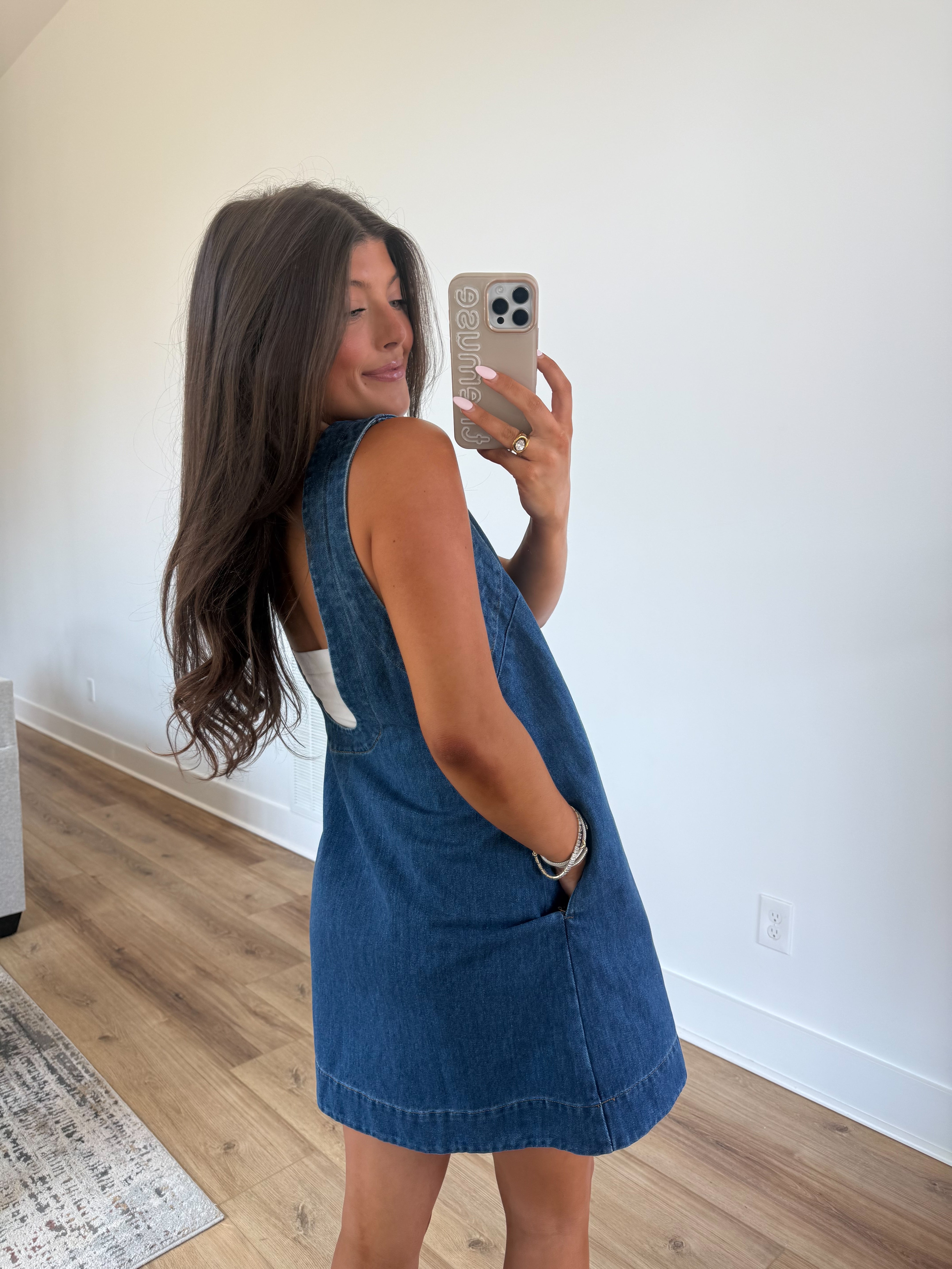 Denim Shift Dress