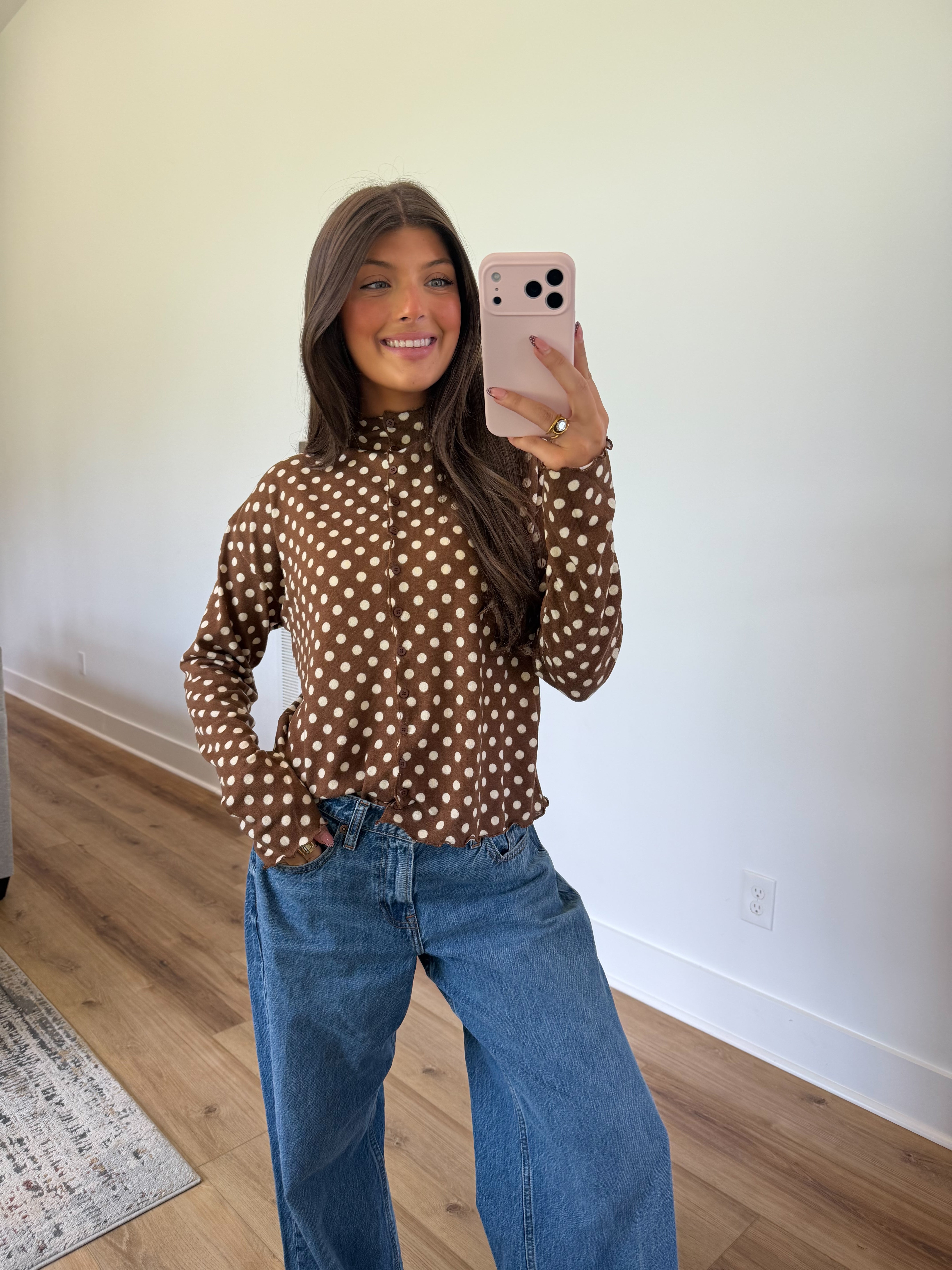 Mabel Polka Dot Cardigan