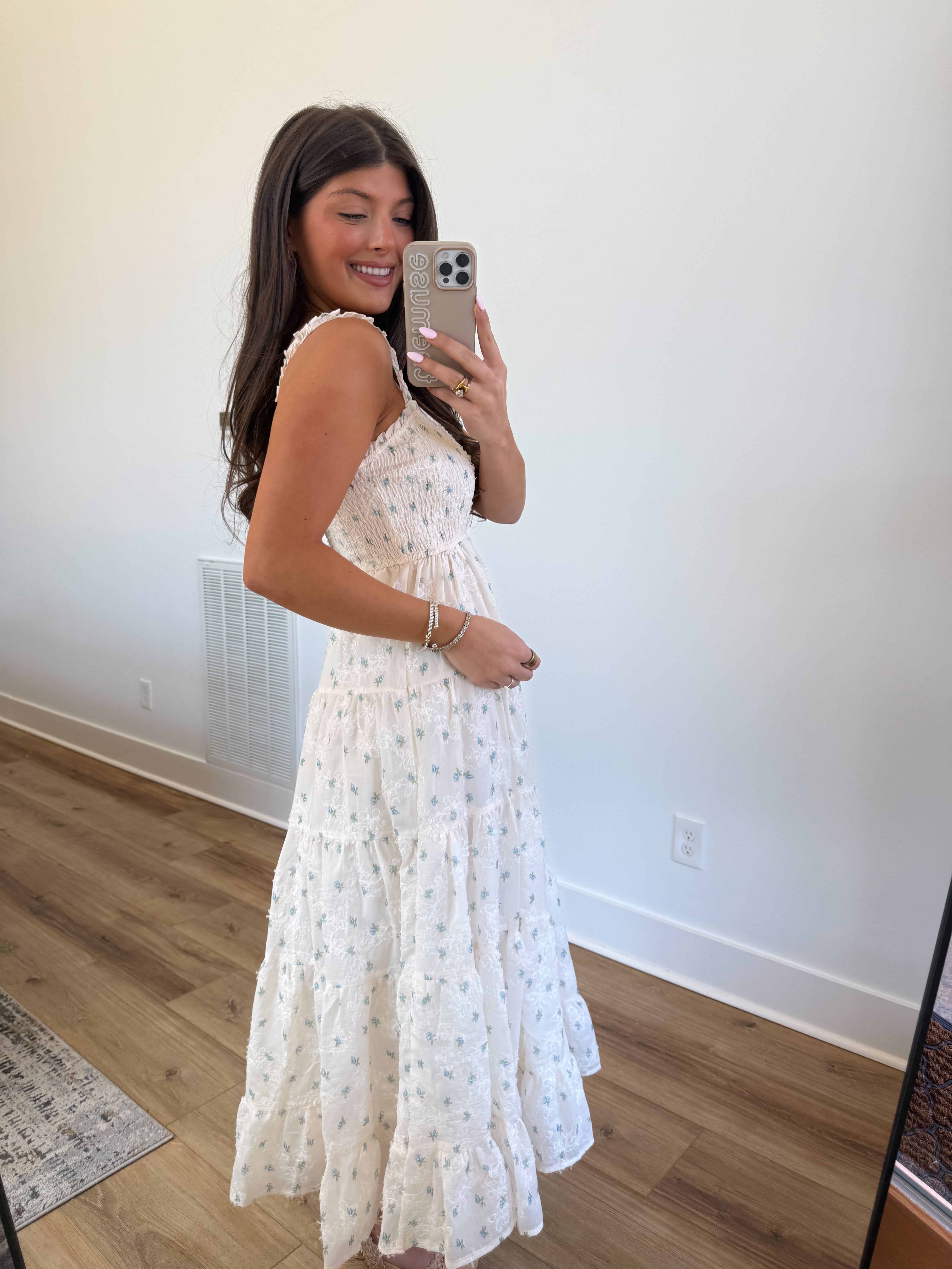 Cottage Ruffle Midi