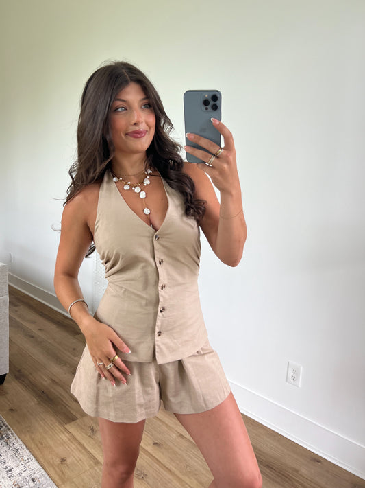 Tuscany Halter Romper