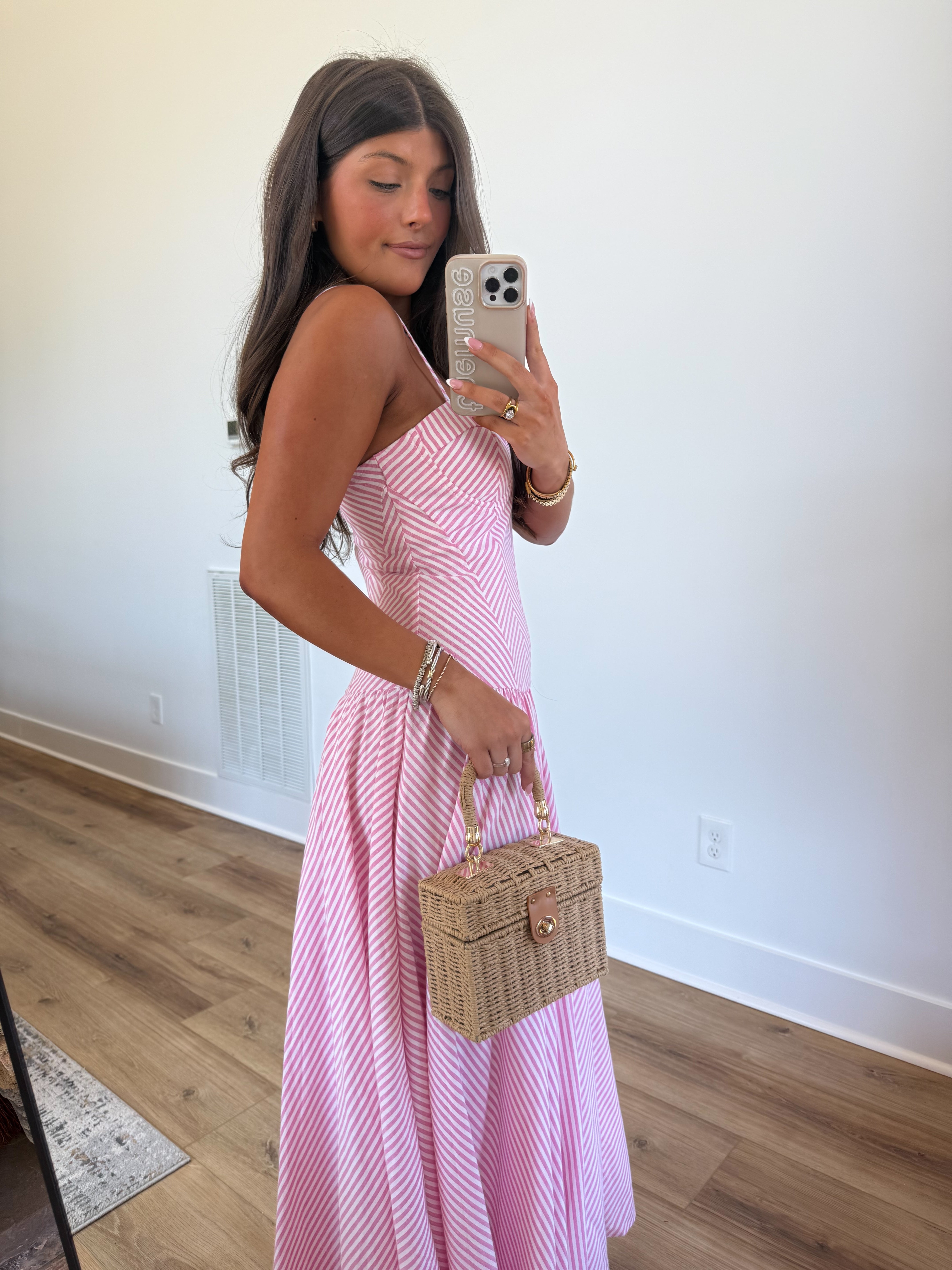 Master Structure Maxi Dress (Pink)