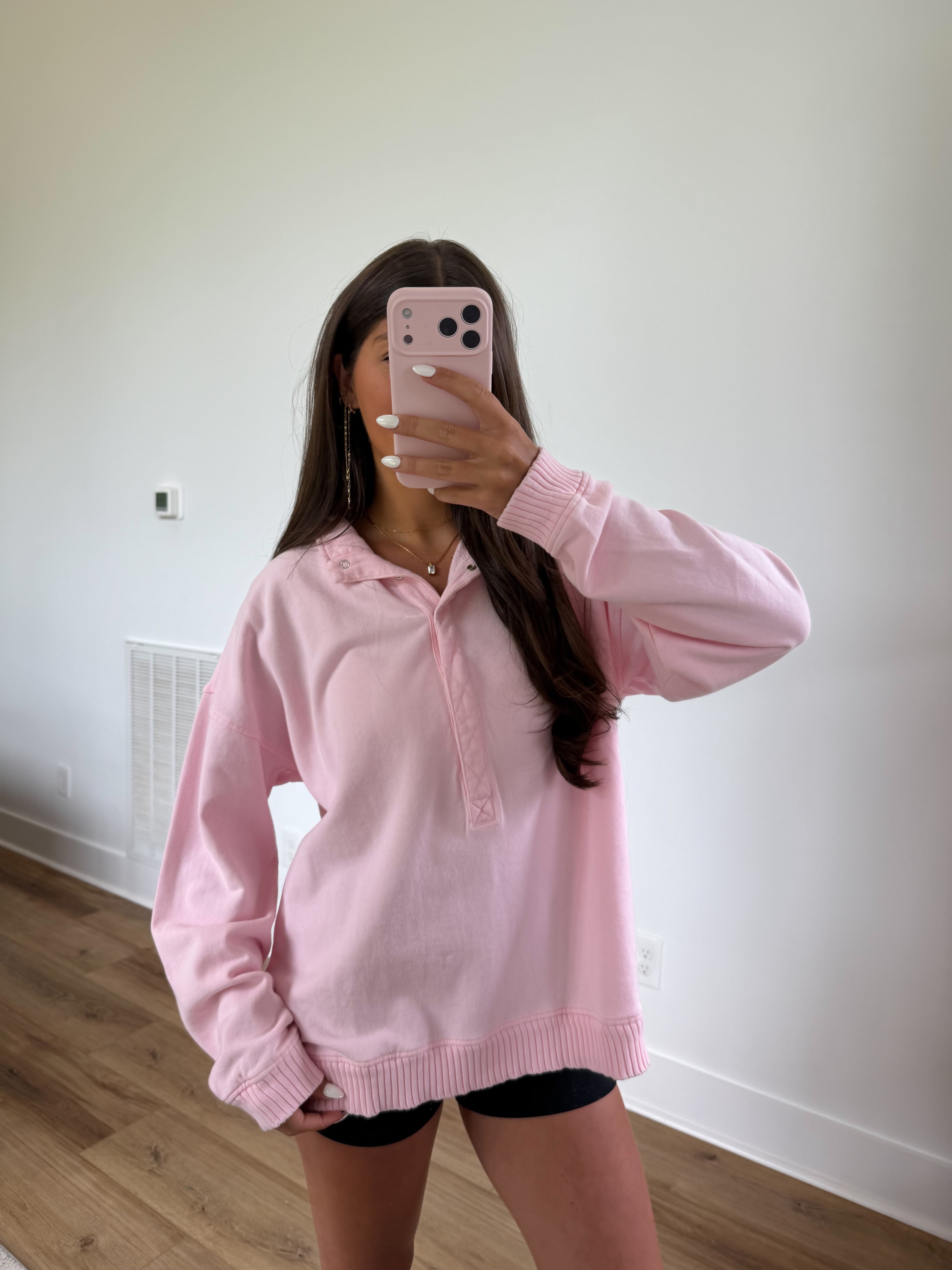The Cloudline Pullover (Pink)