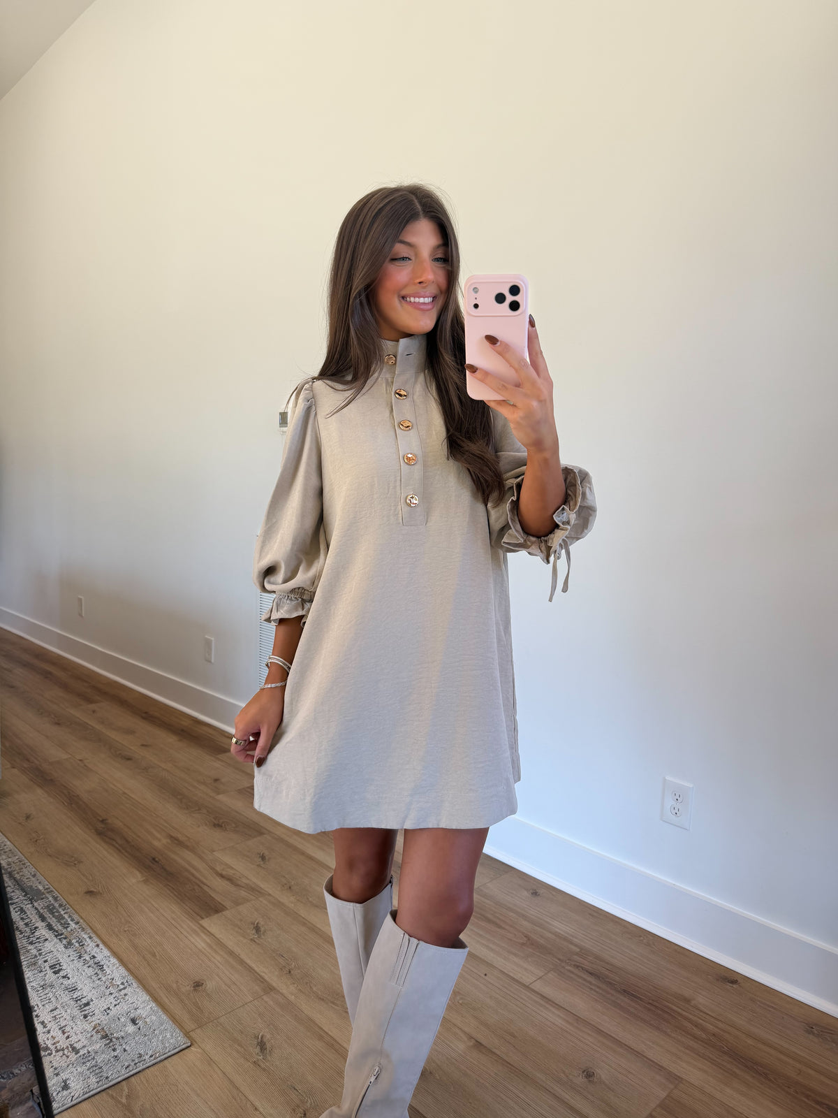 Kenna Cream Mini Dress