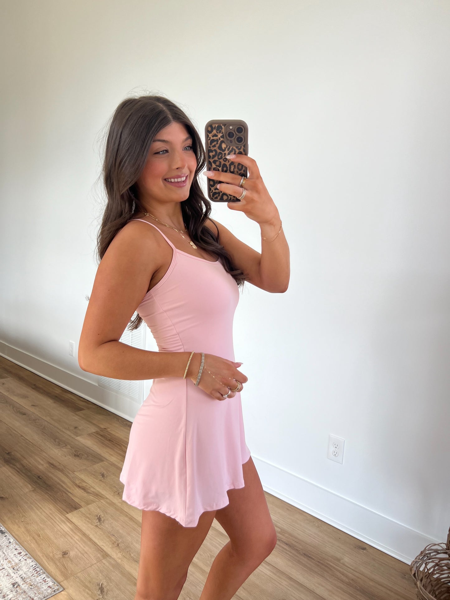 Baby Pink Like A Cloud Cami Dress