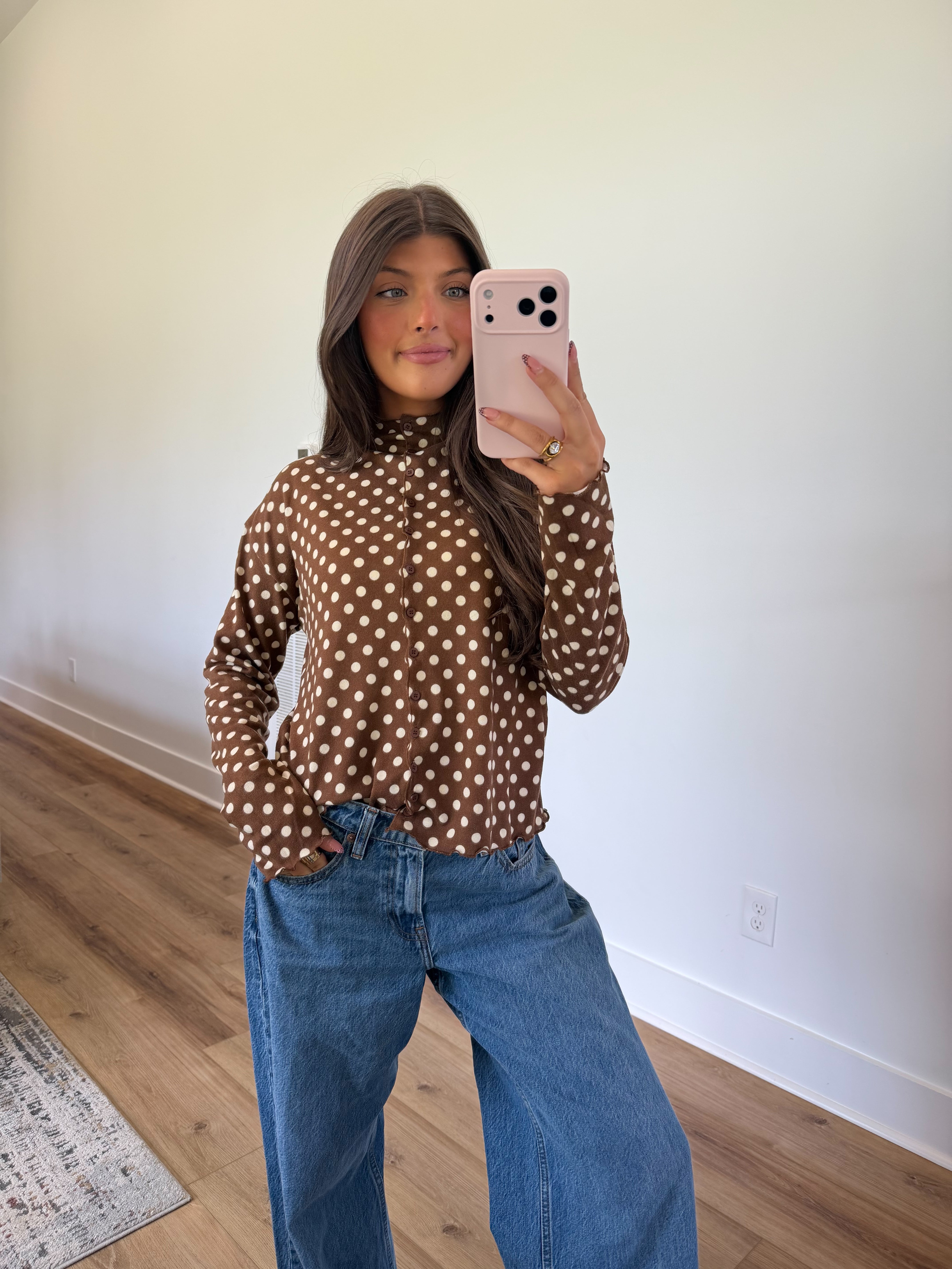 Mabel Polka Dot Cardigan