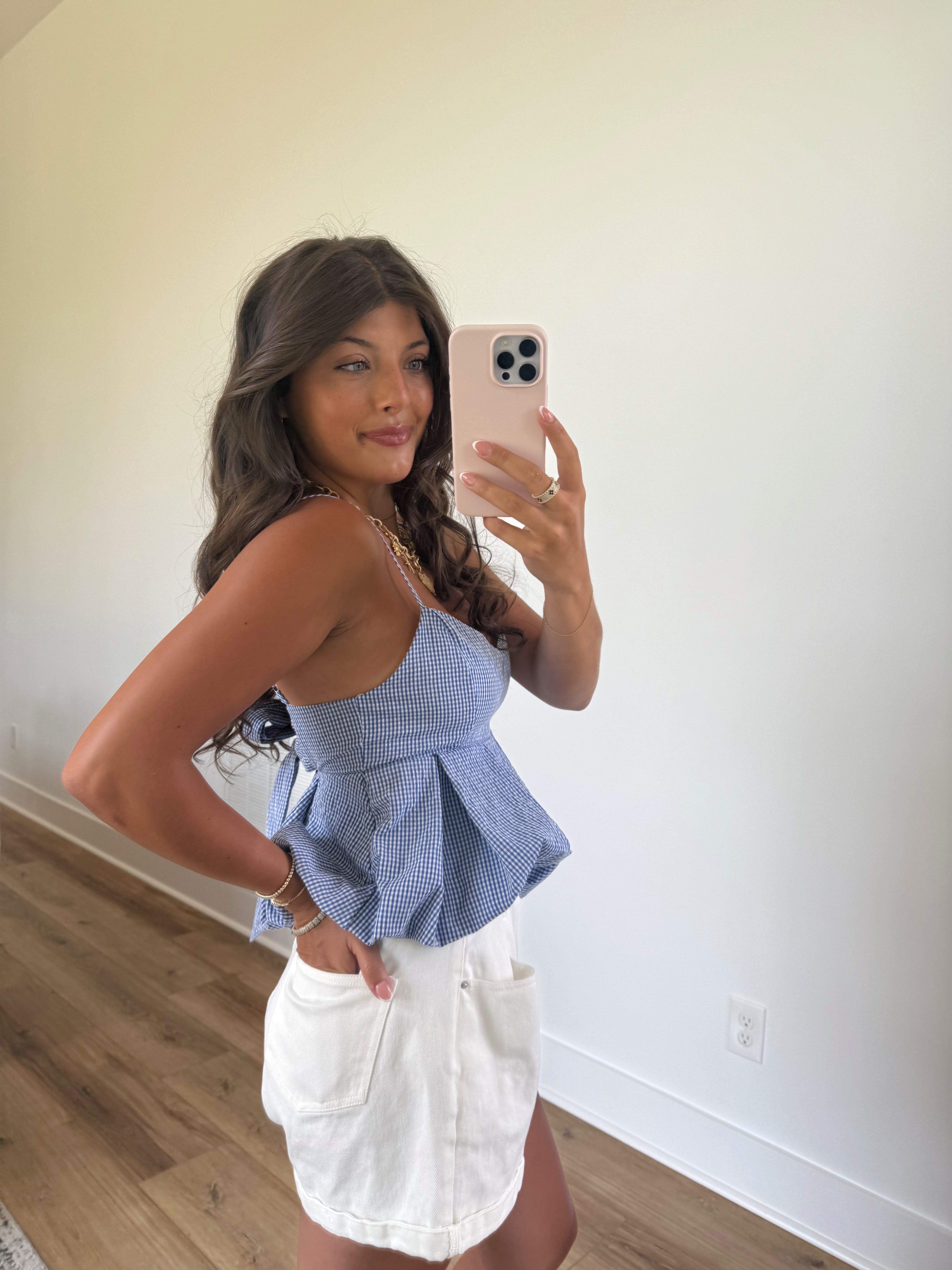 Picnic Crush Top (Blue)