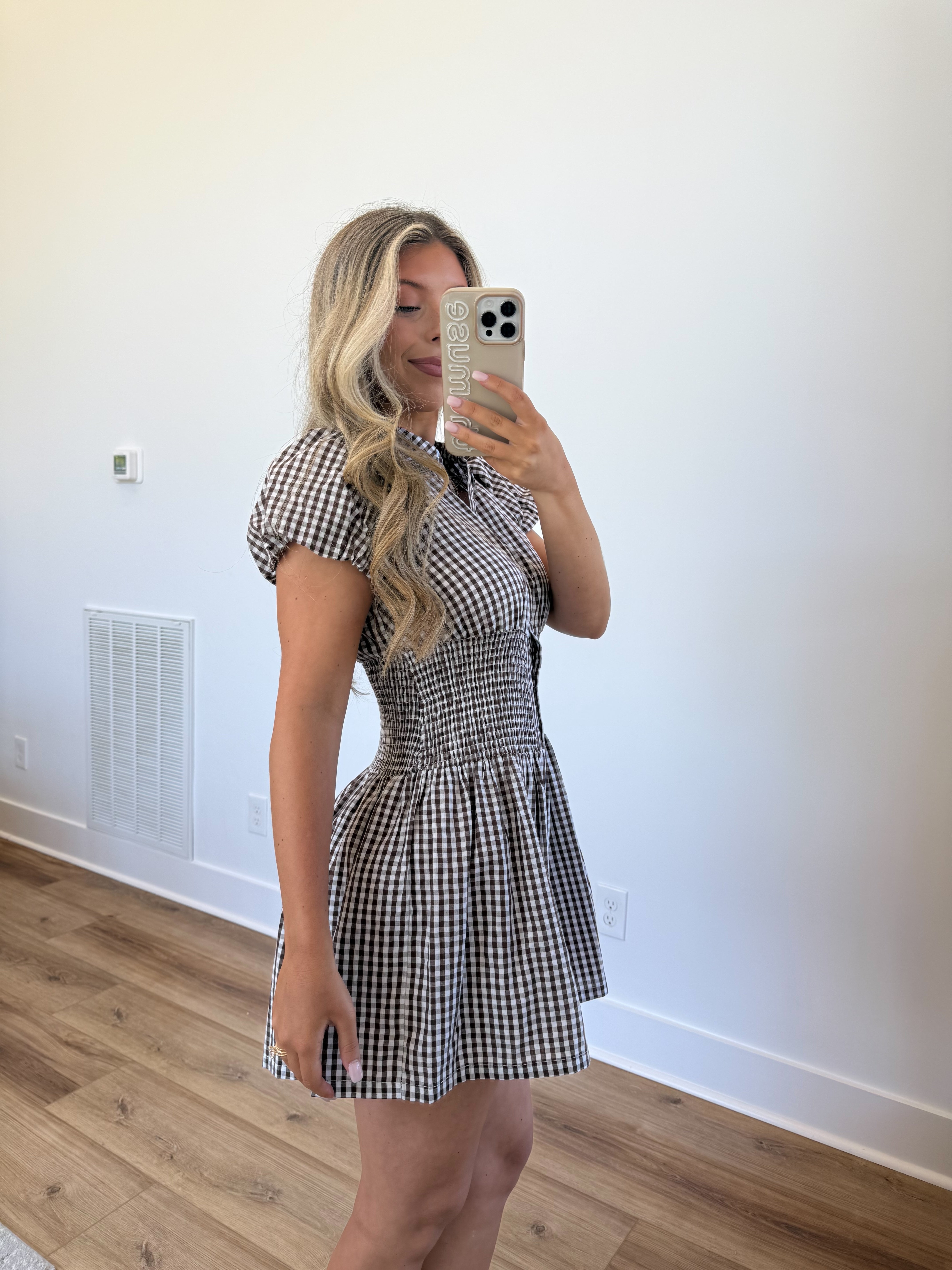 Sienna Gingham Romper