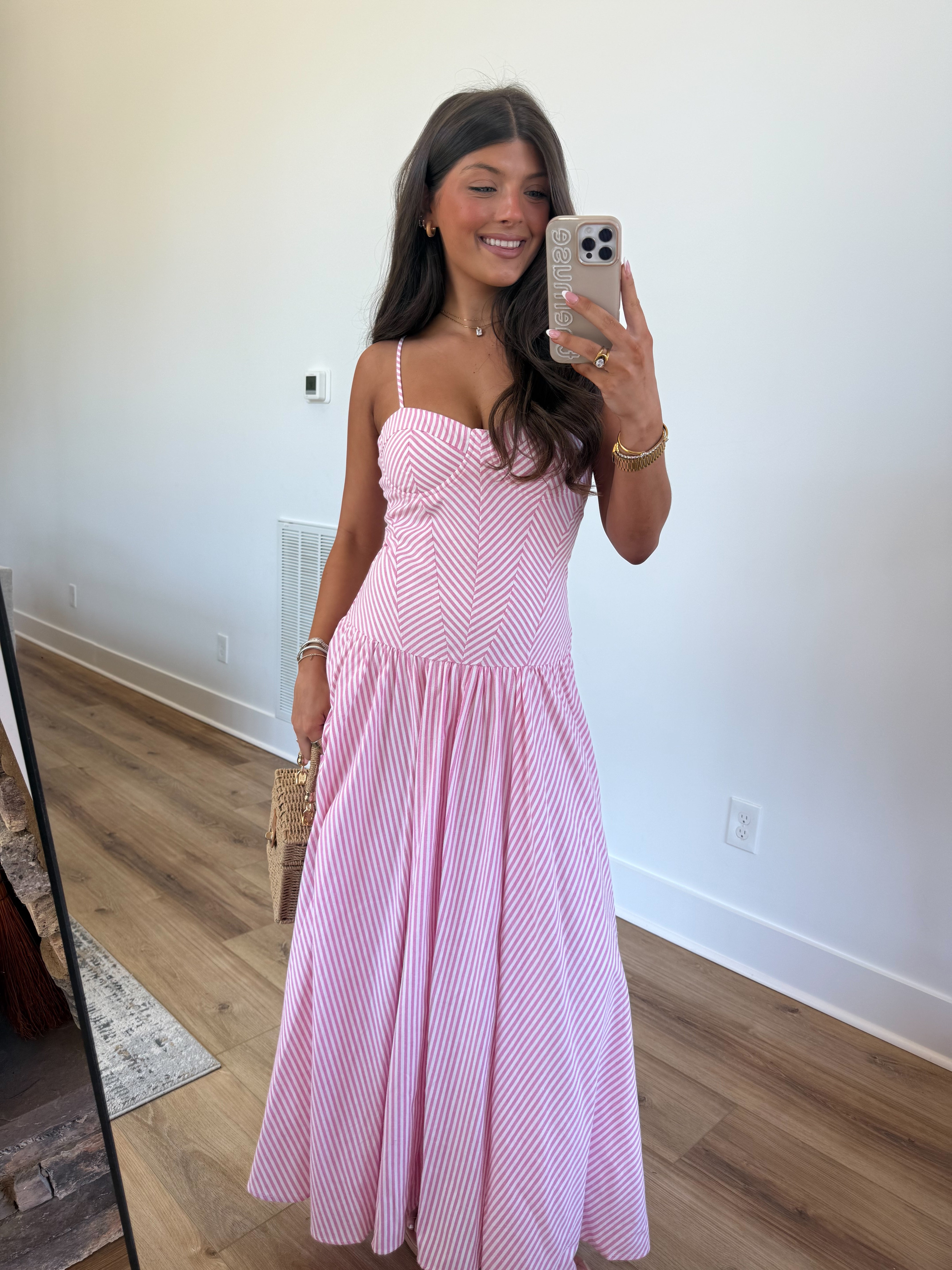 Master Structure Maxi Dress (Pink)