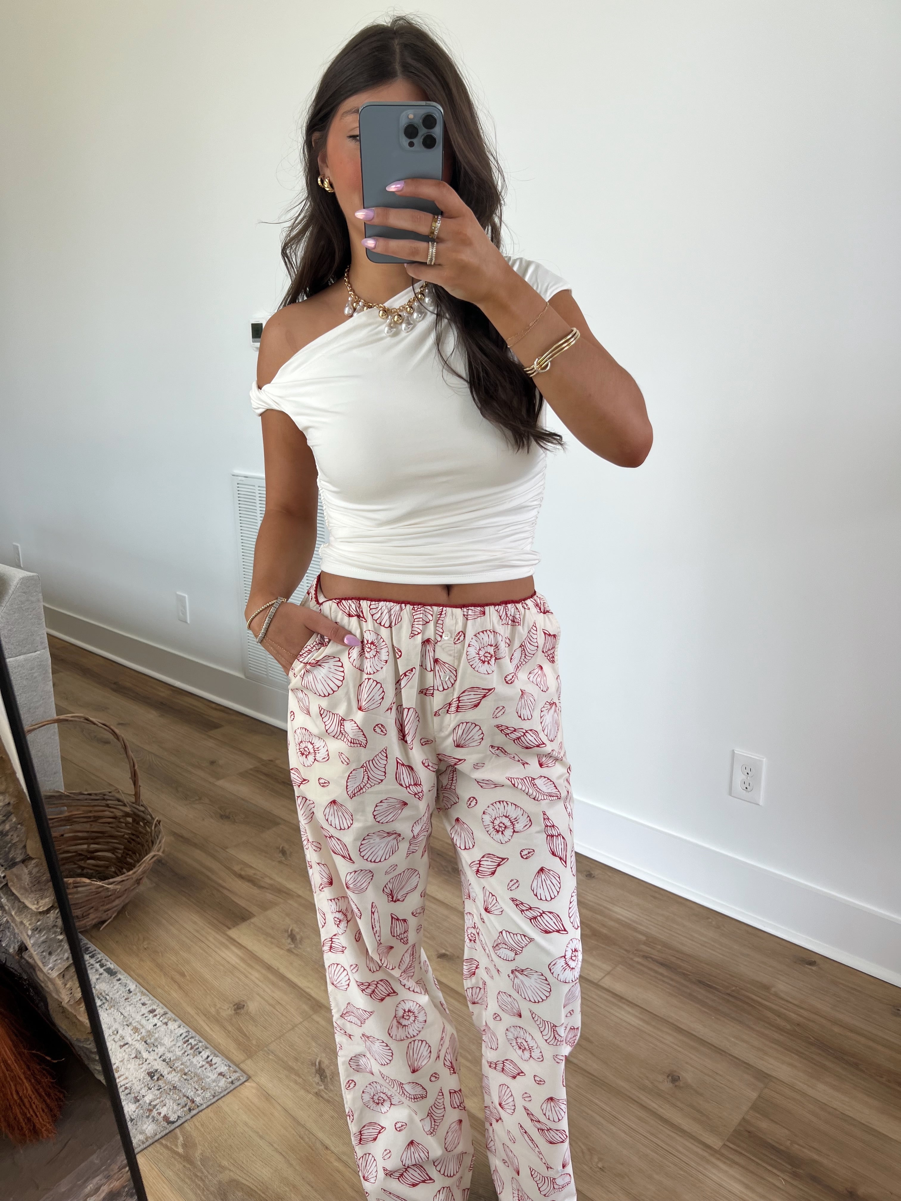 Seashell Boxer Pants