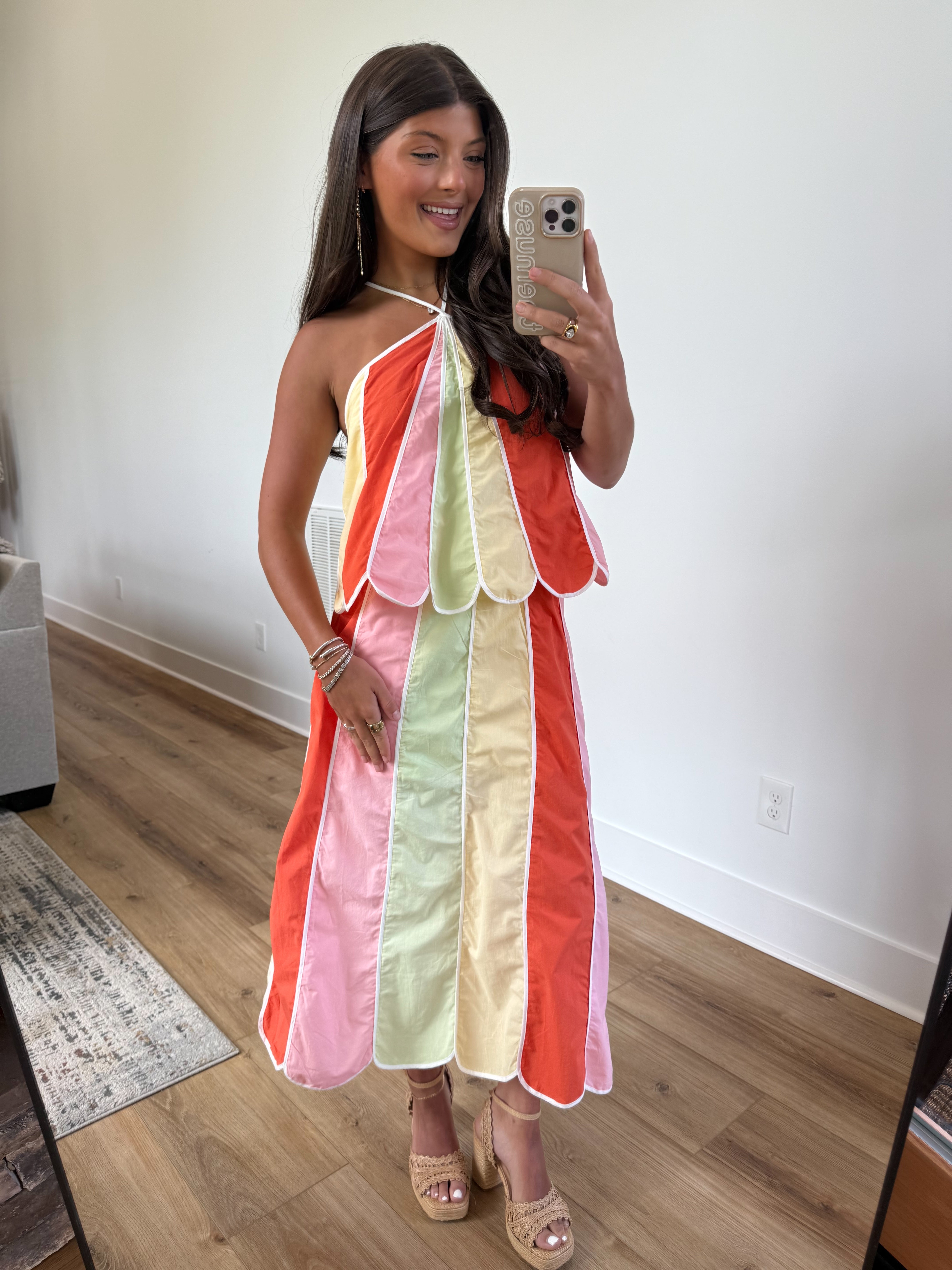 Colors Of Summer Midi Dress