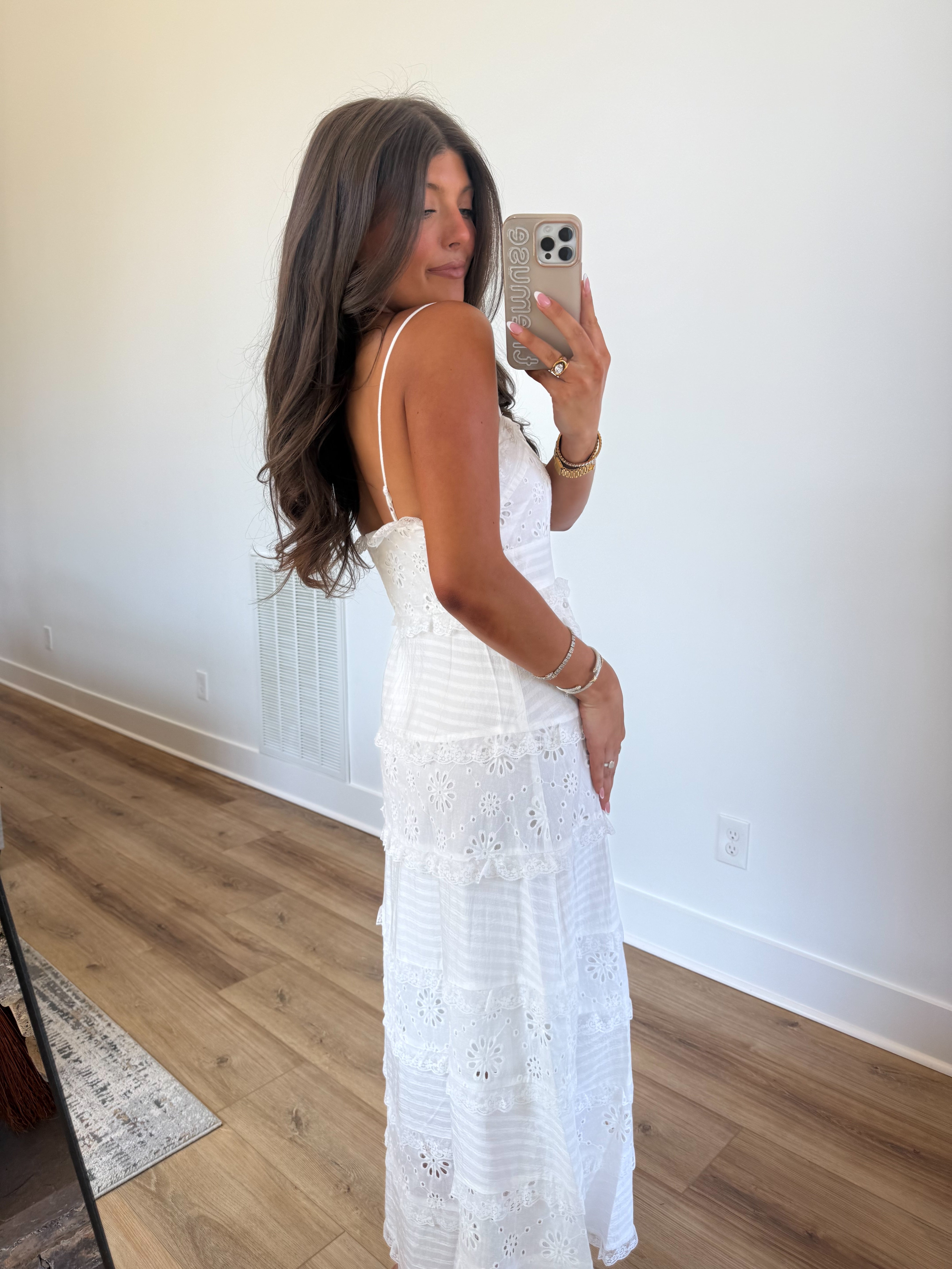 Stunning Eyelet Midi
