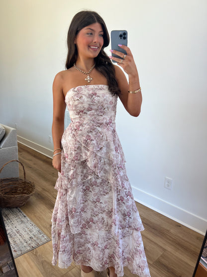 Fanci Ruffle Floral Dress