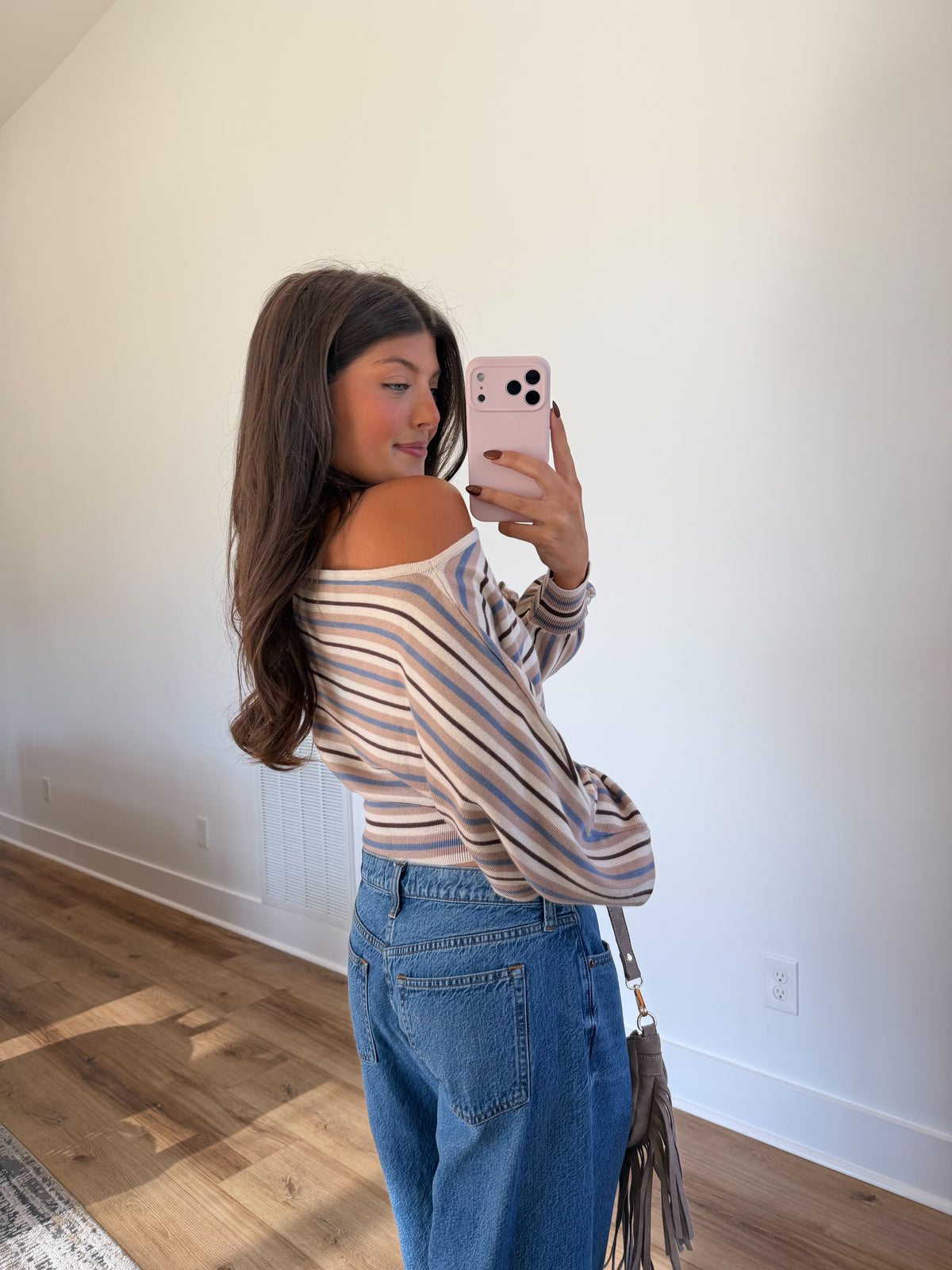 Hudson Stripe Sweater Top