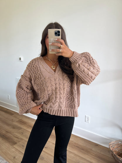 Choclate Chenille Sweater