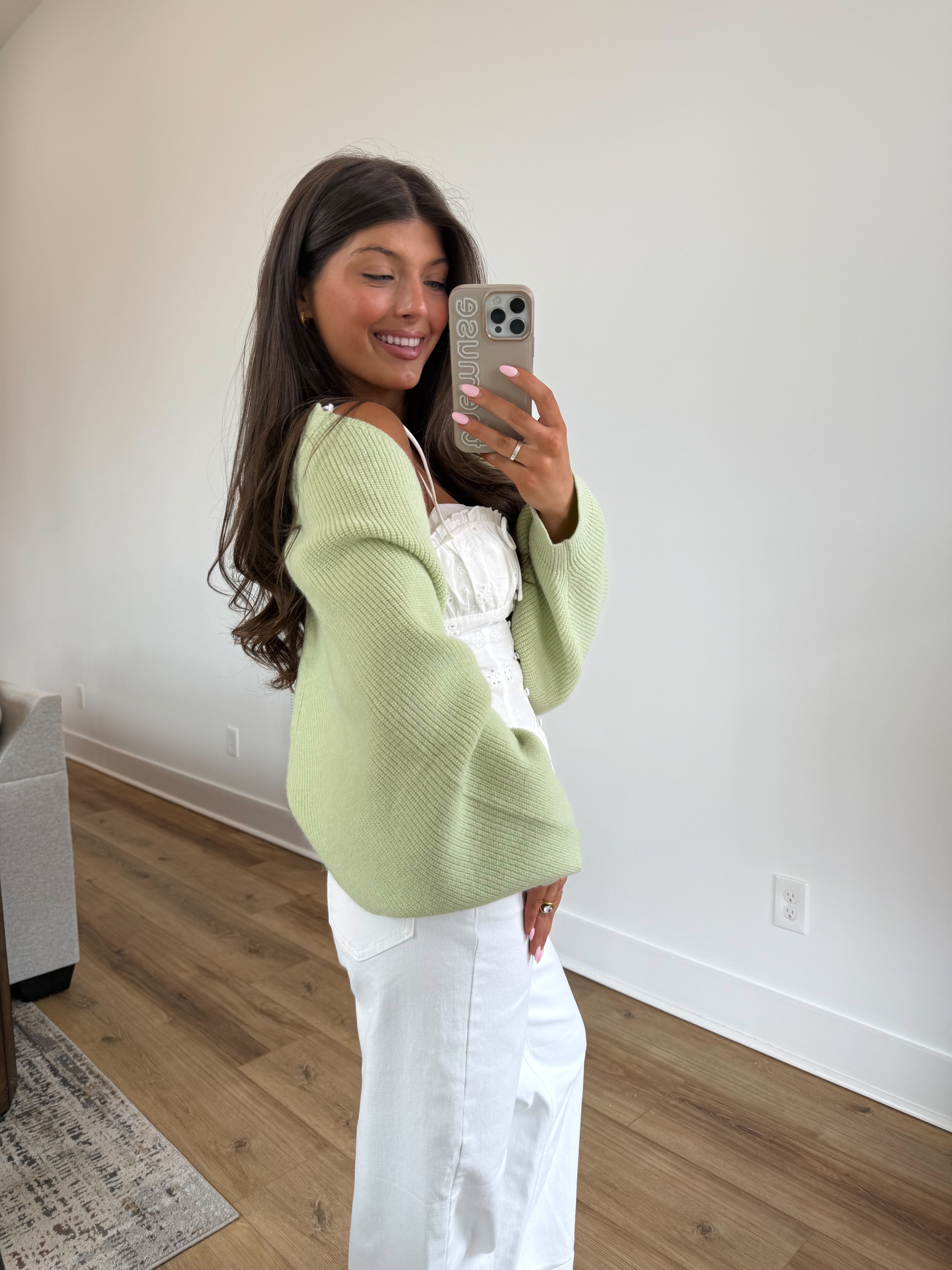 The Pistachio Cardigan Shawl (PRE-ORDER (1-2 weeks)/ Restock)