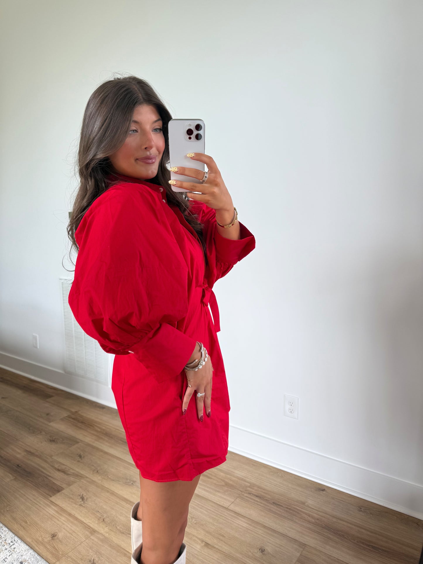 Sunday Morning Dress (Red)