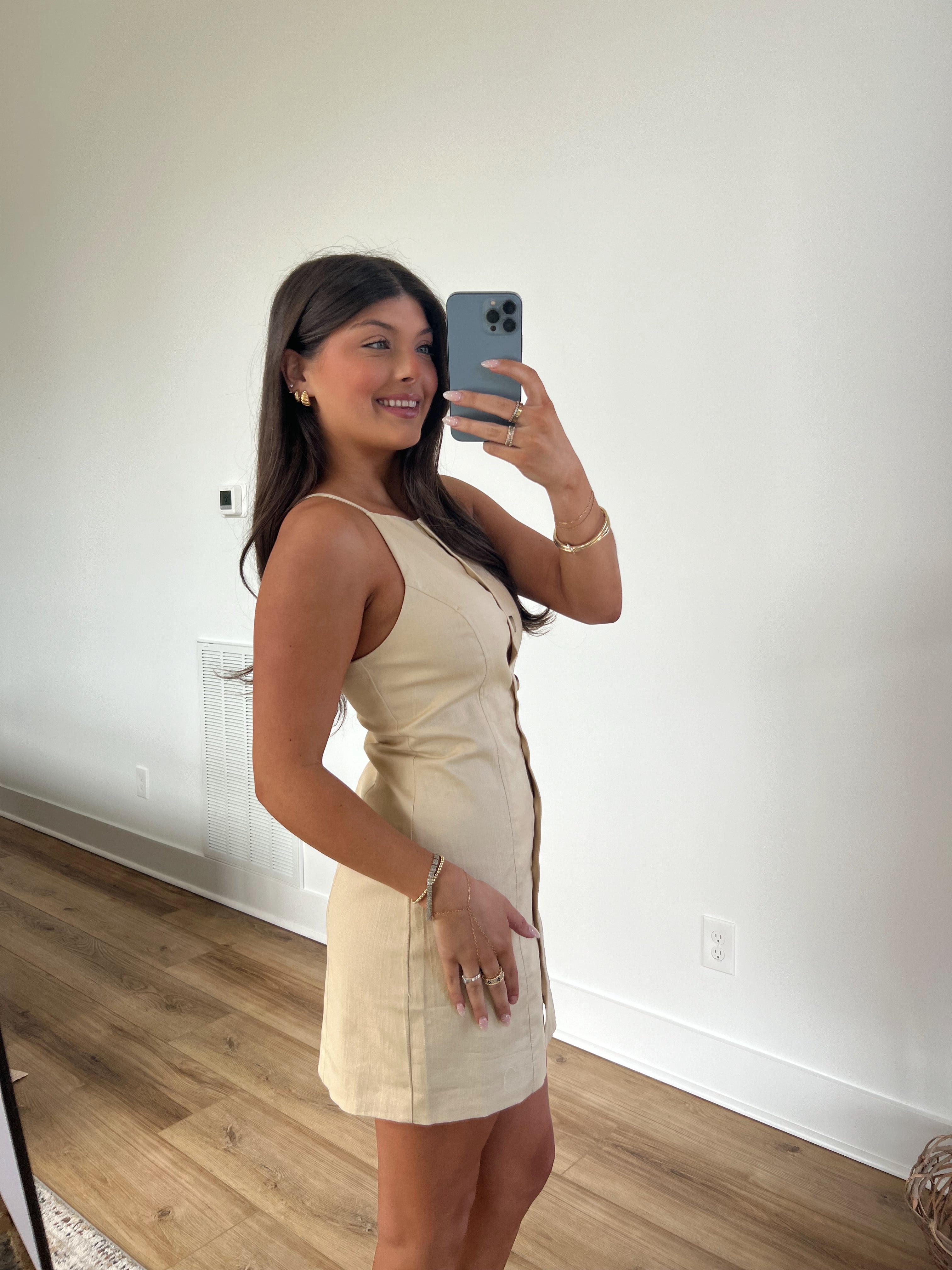 Classy Button Up Dress