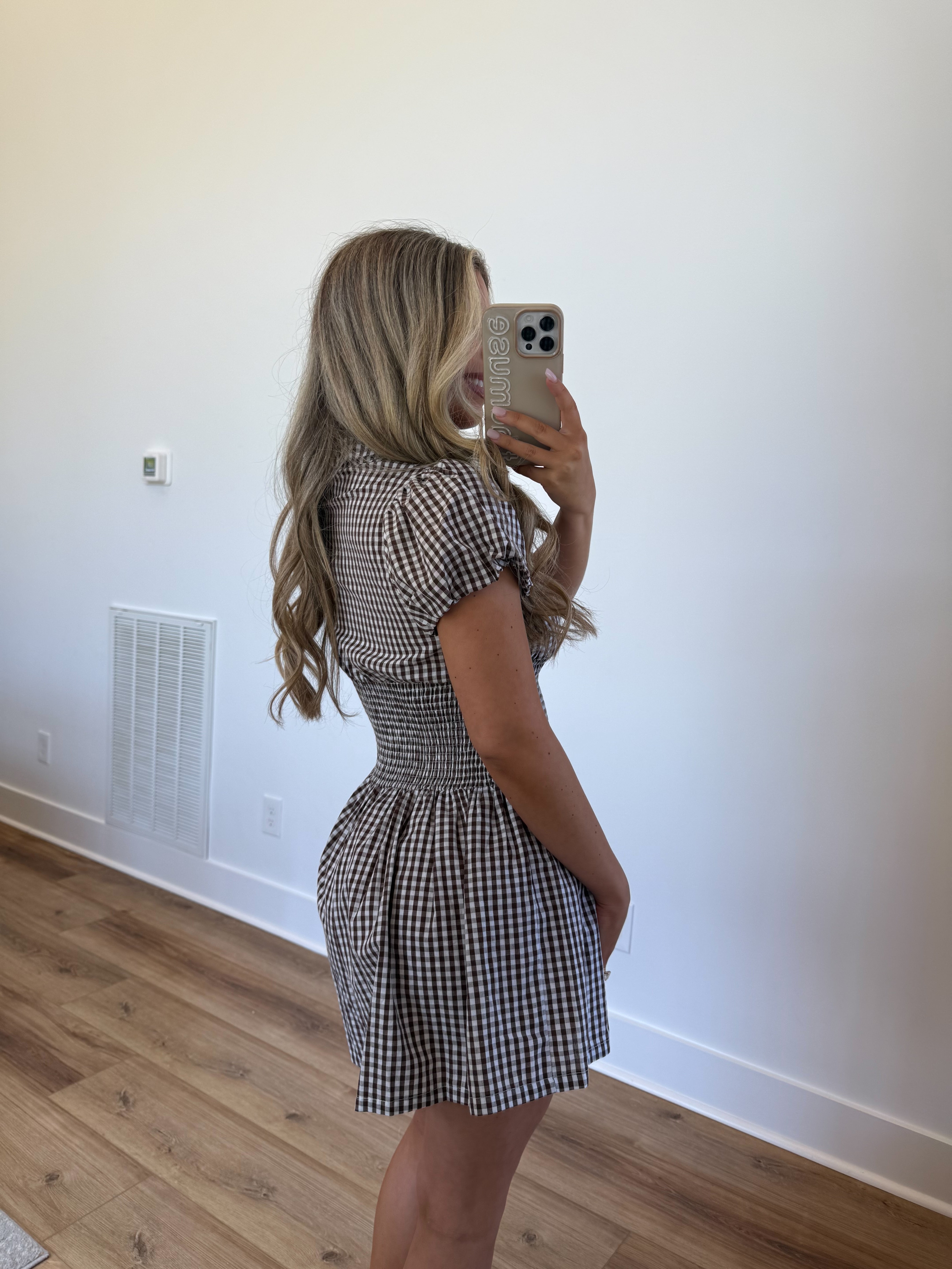 Sienna Gingham Romper