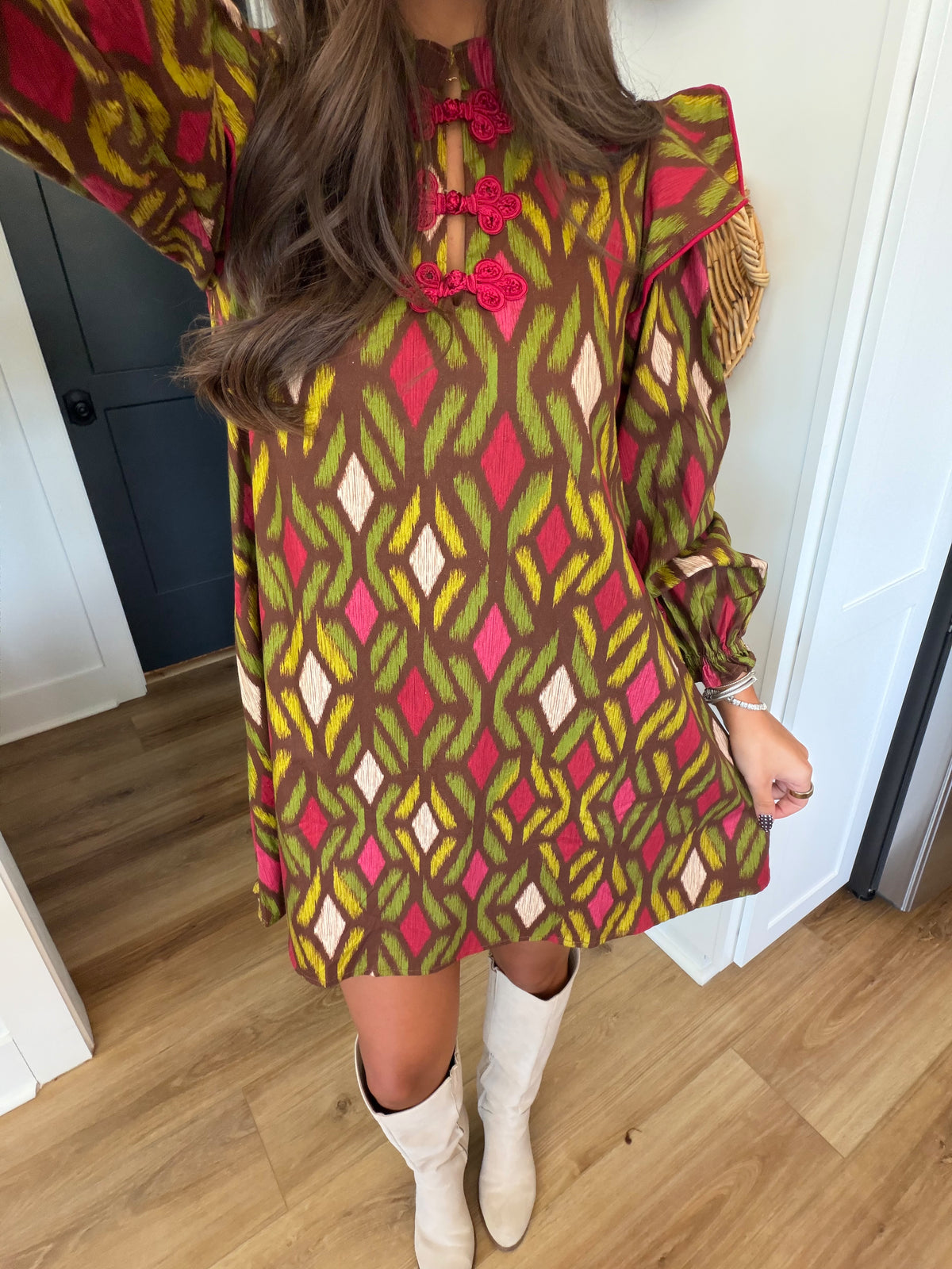 Art of Fall Mini Dress