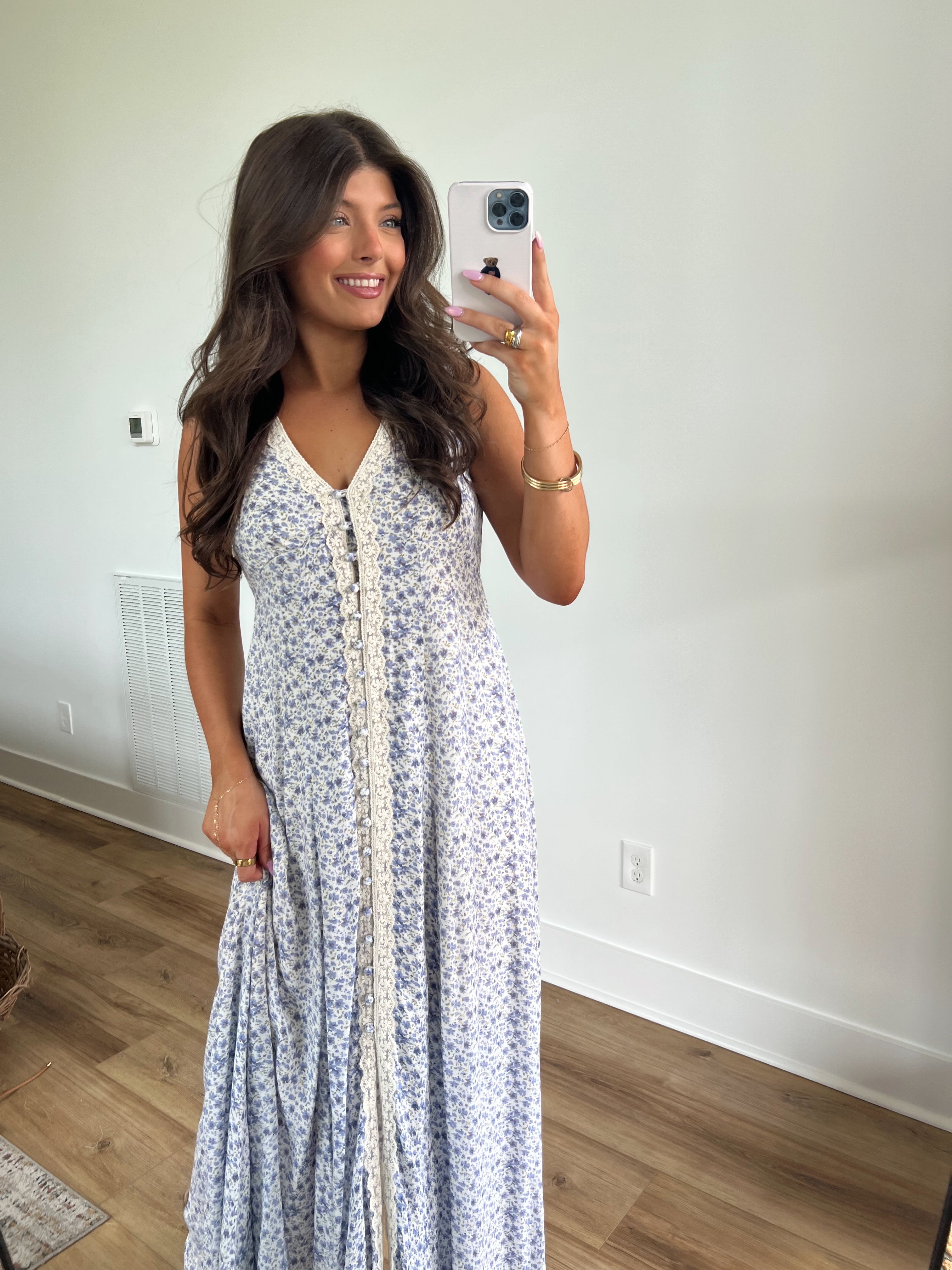 Charleston Girl Maxi Dress (Indigo)