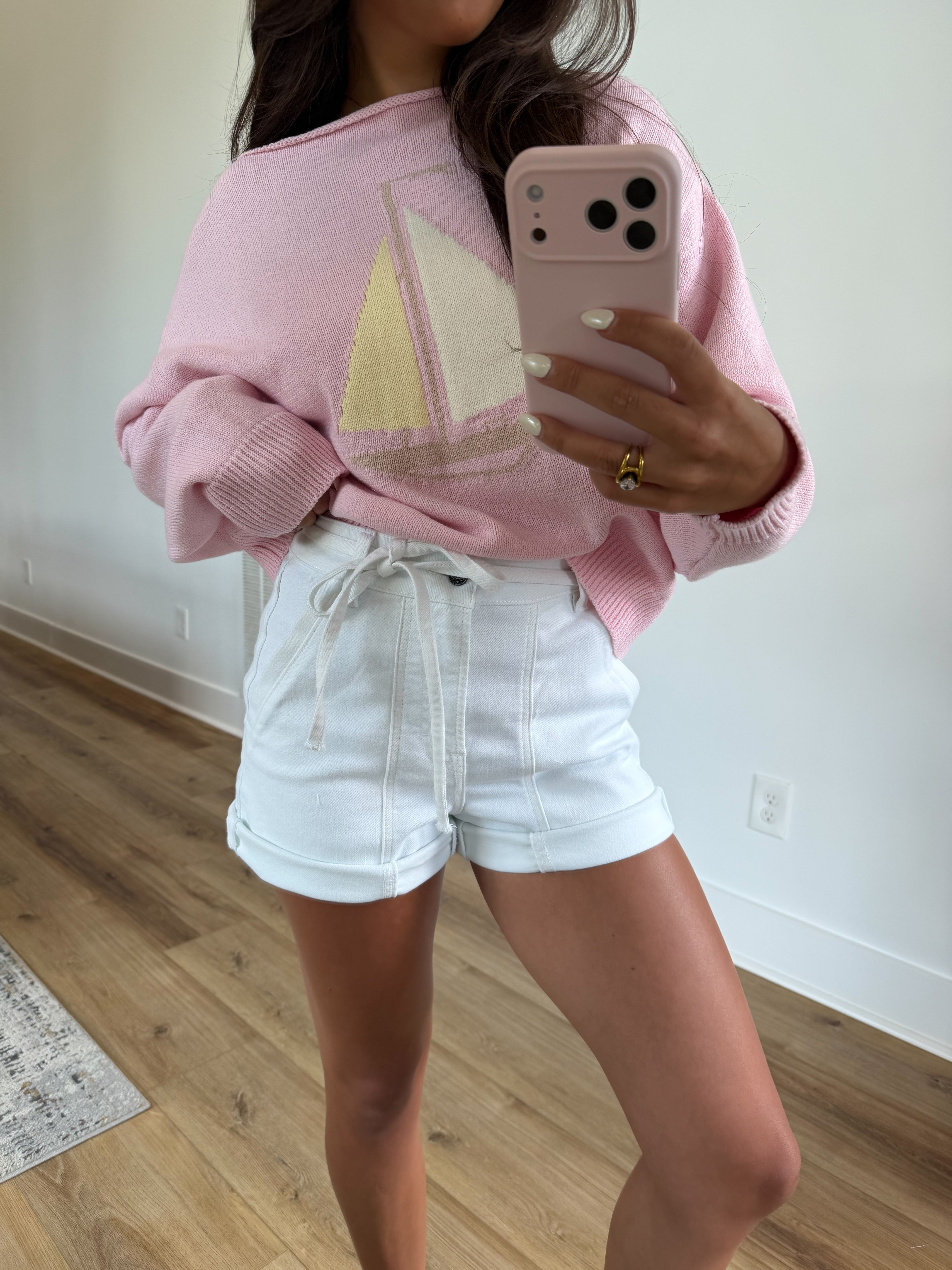 White Beach Shorts