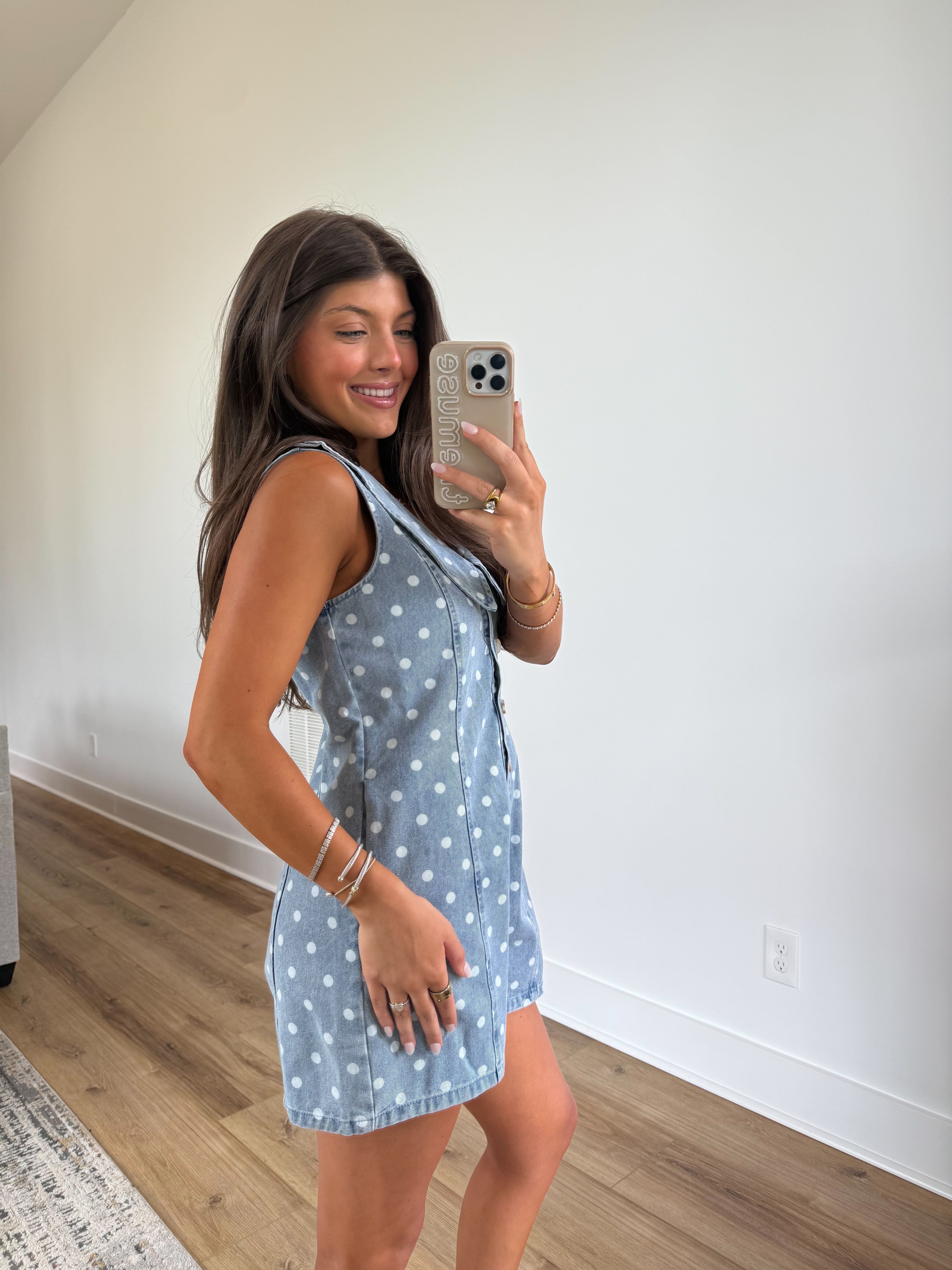 Cherry Cola Dot Romper