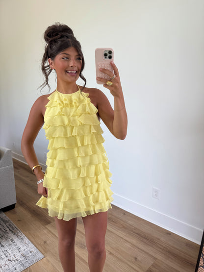 Lemon Drop Mini Dress