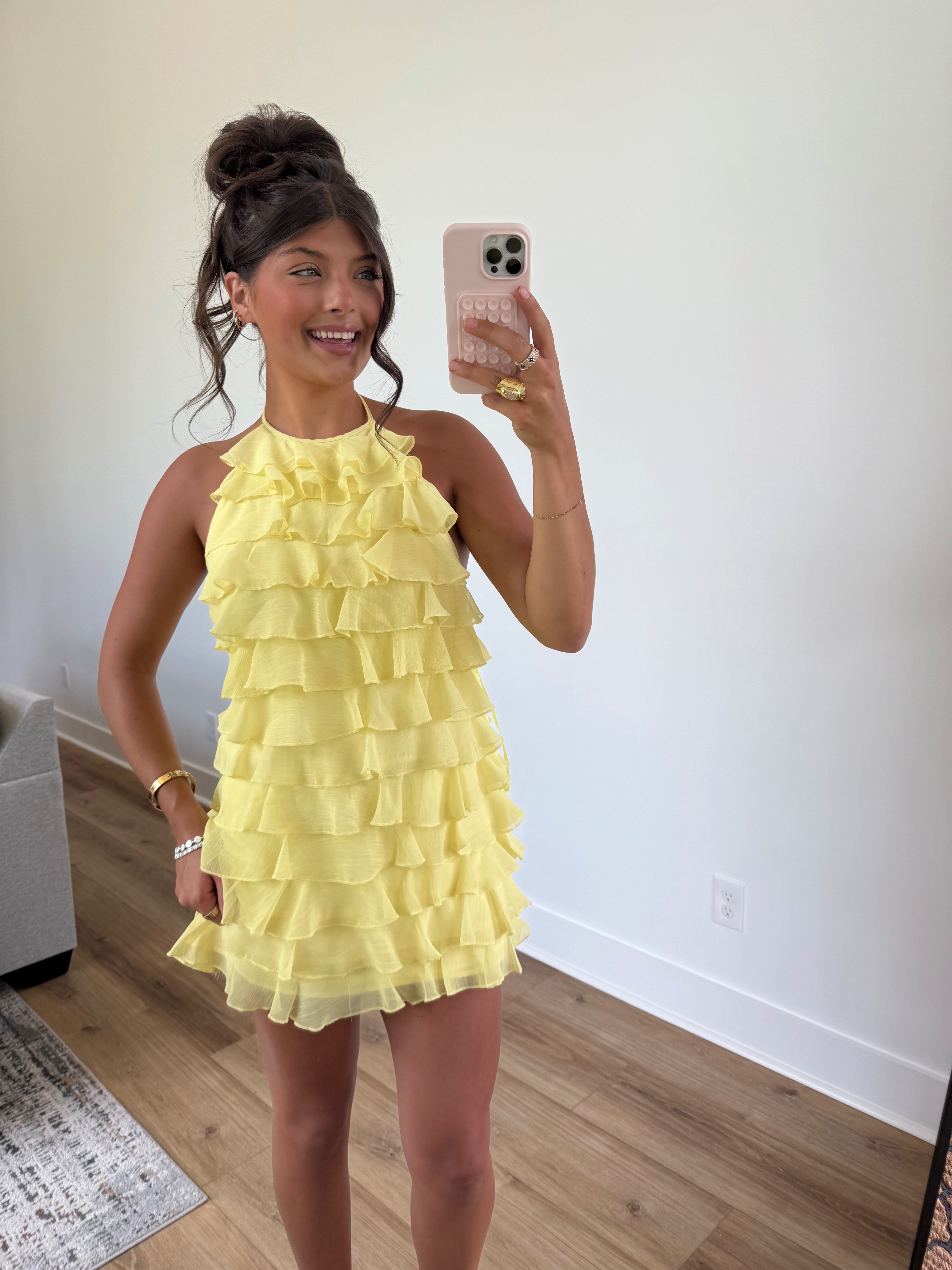 Lemon Drop Mini Dress