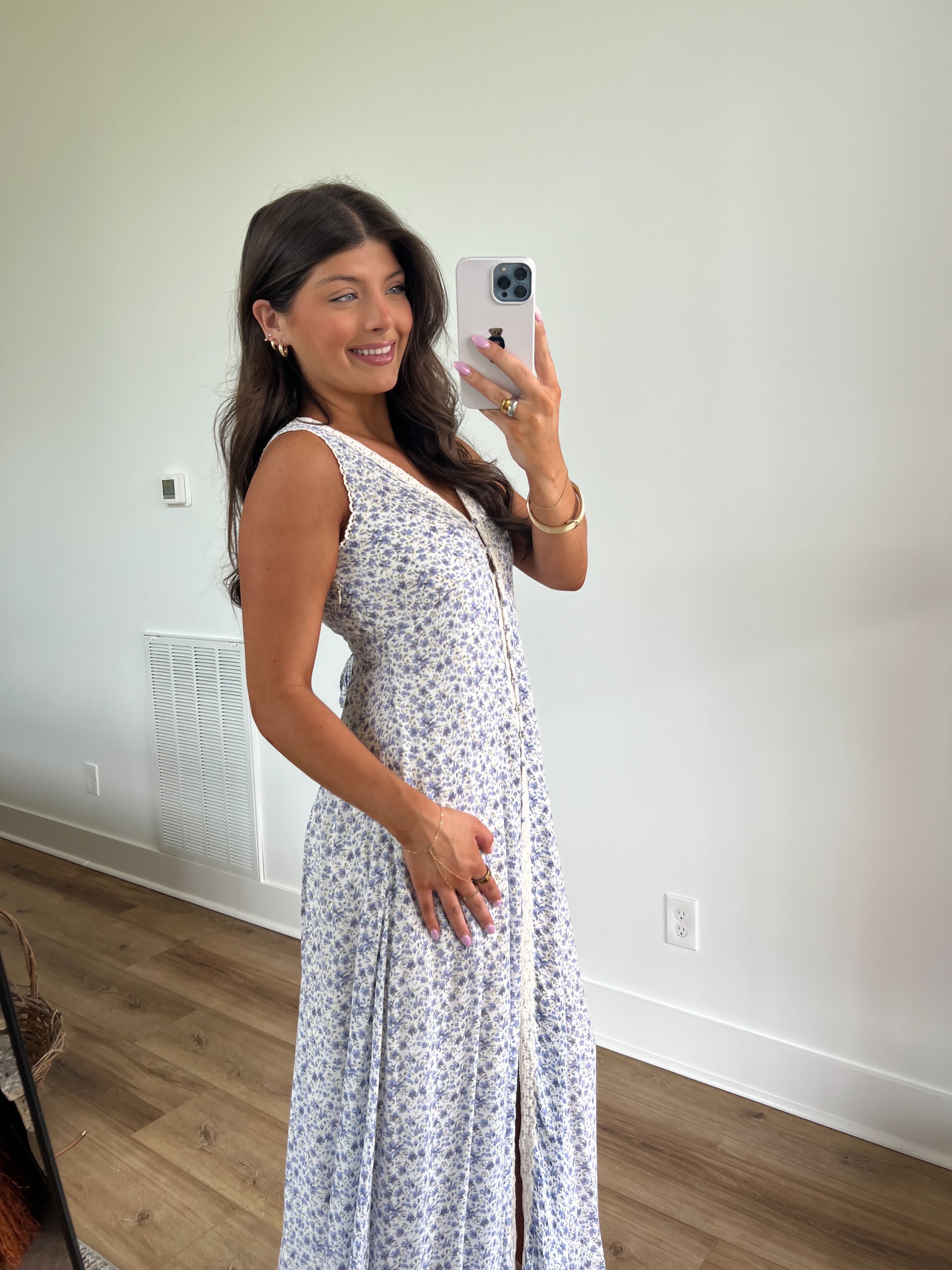 Charleston Girl Maxi Dress (Indigo)