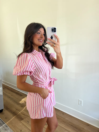 Pink St. Tropez Romper