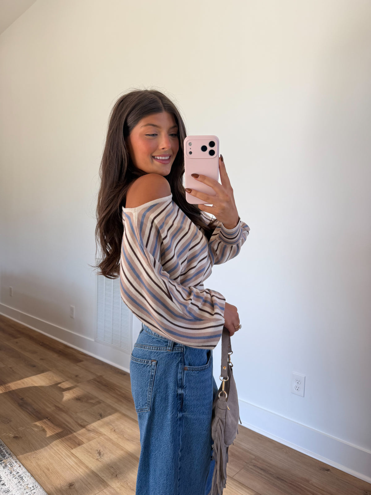 Hudson Stripe Sweater Top