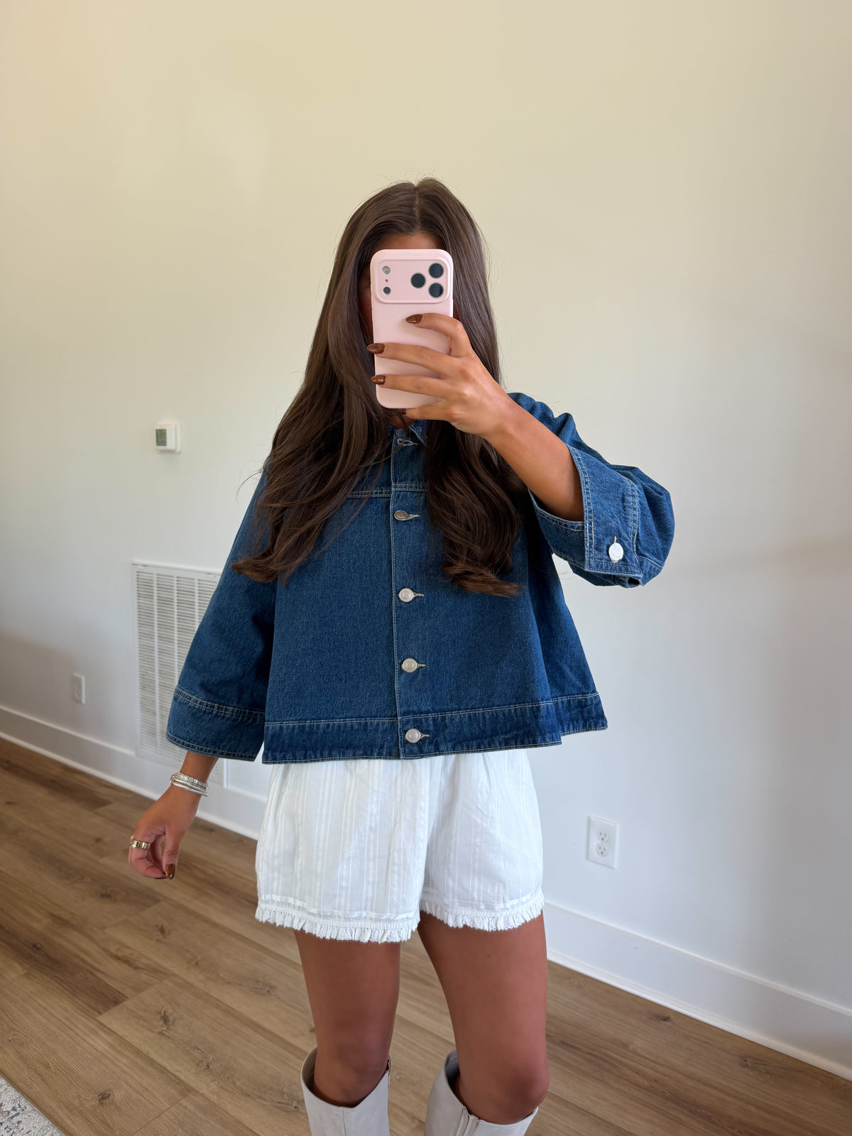 Good to Go Denim Jacket (Dark Denim)