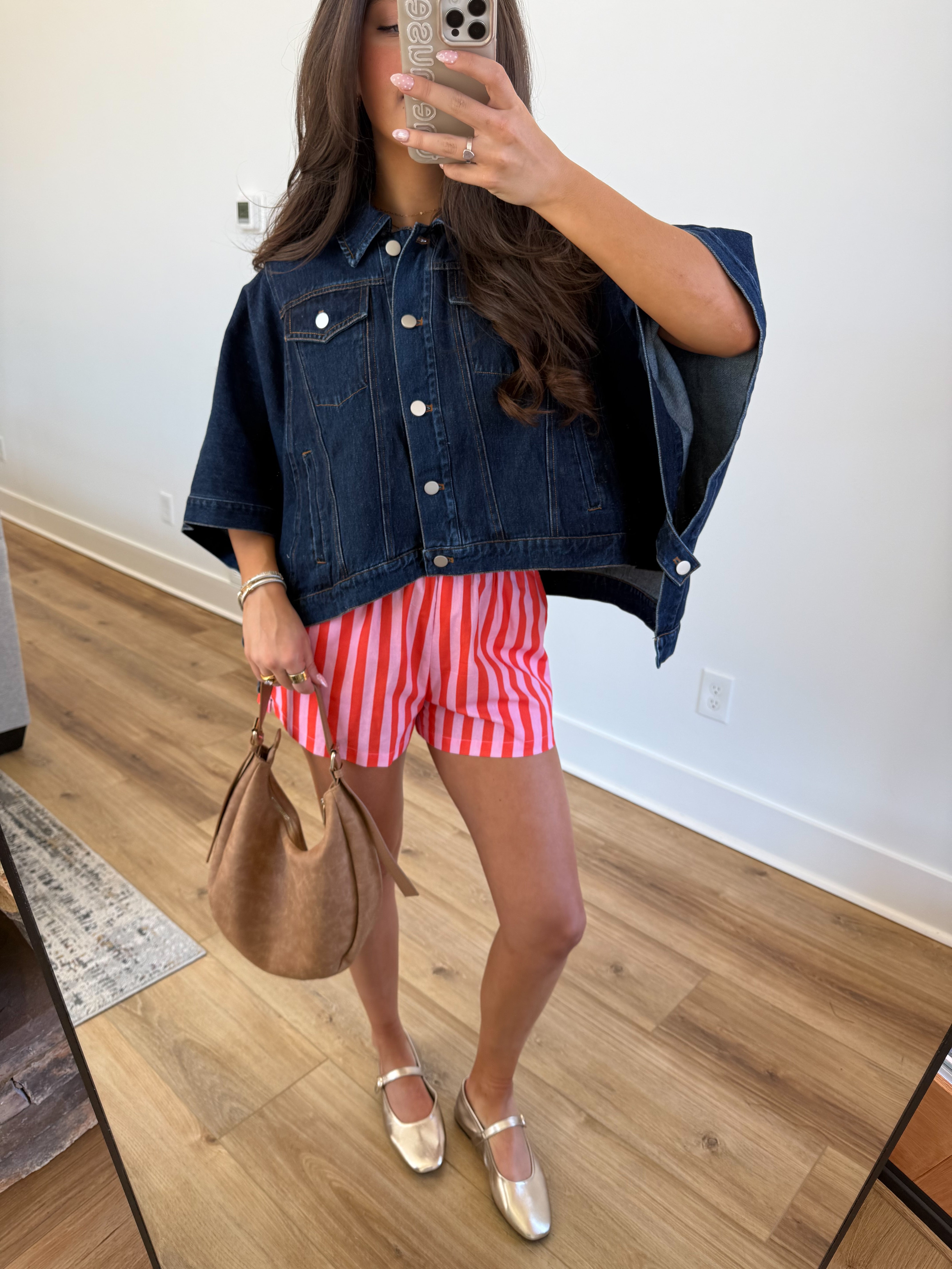 The Sloane Denim Cape