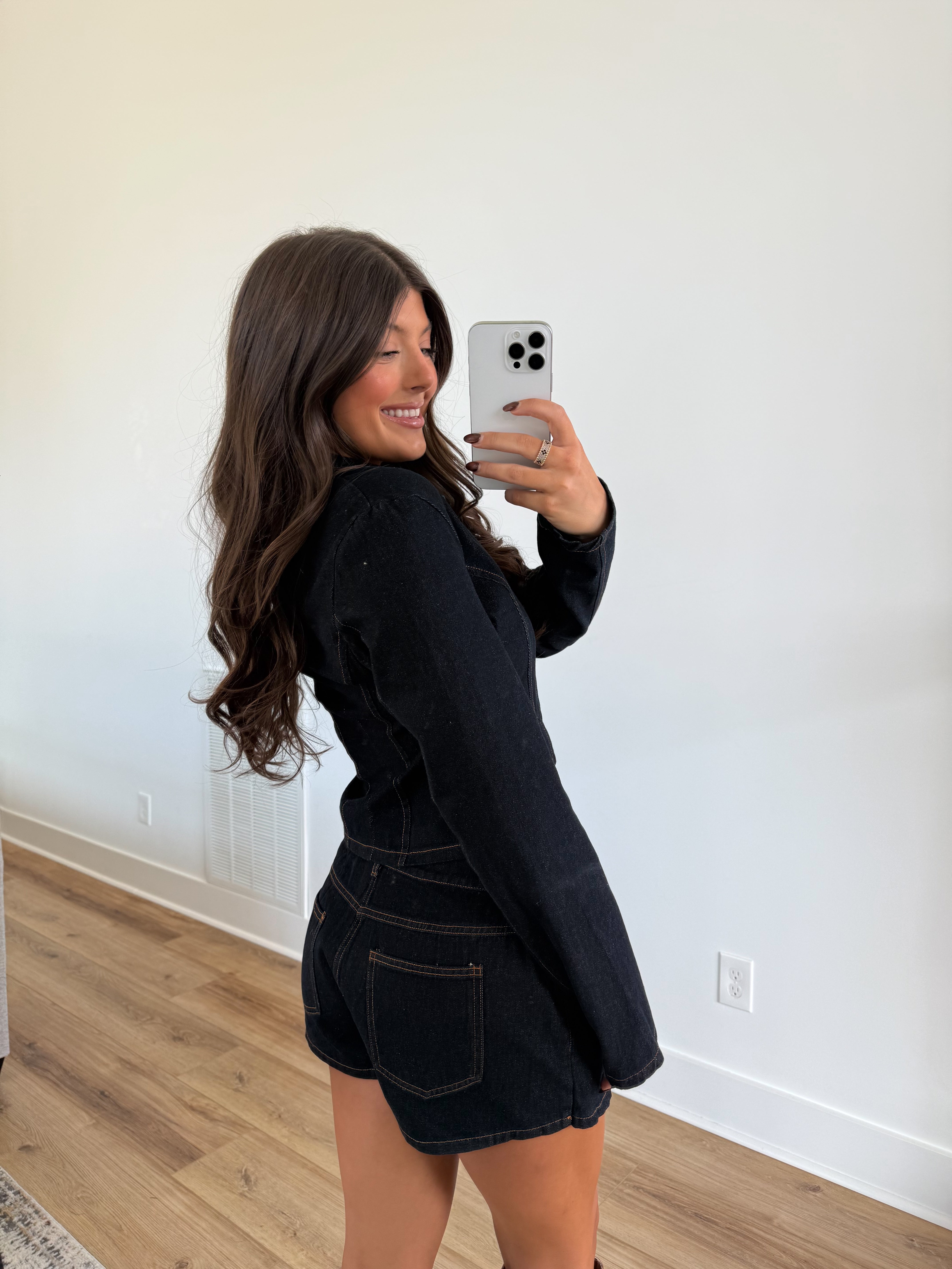 The City Chic Denim Blazer