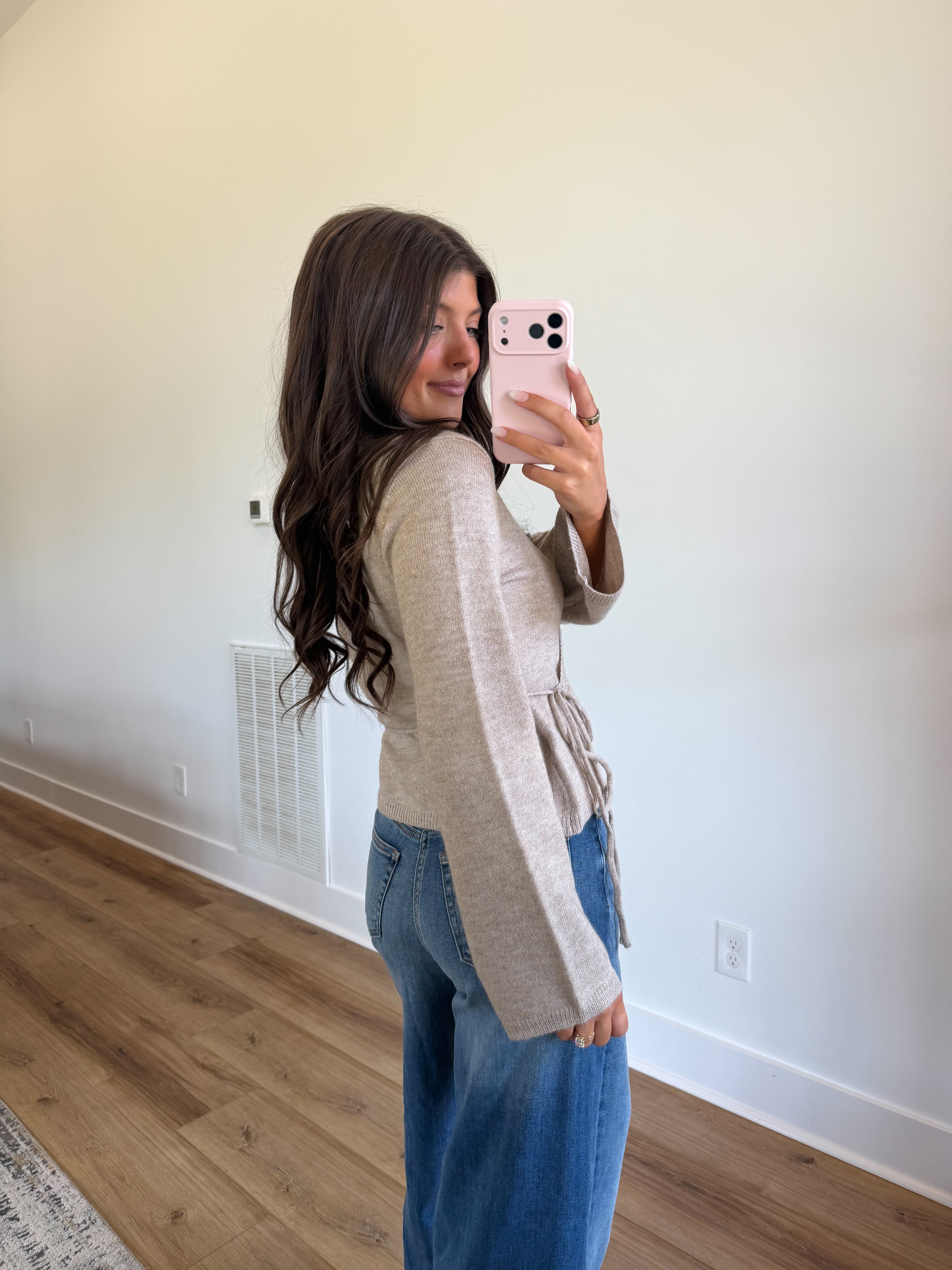 Oat Milk Wrap Sweater (PRE-ORDER (1st week of October)/ Restock)
